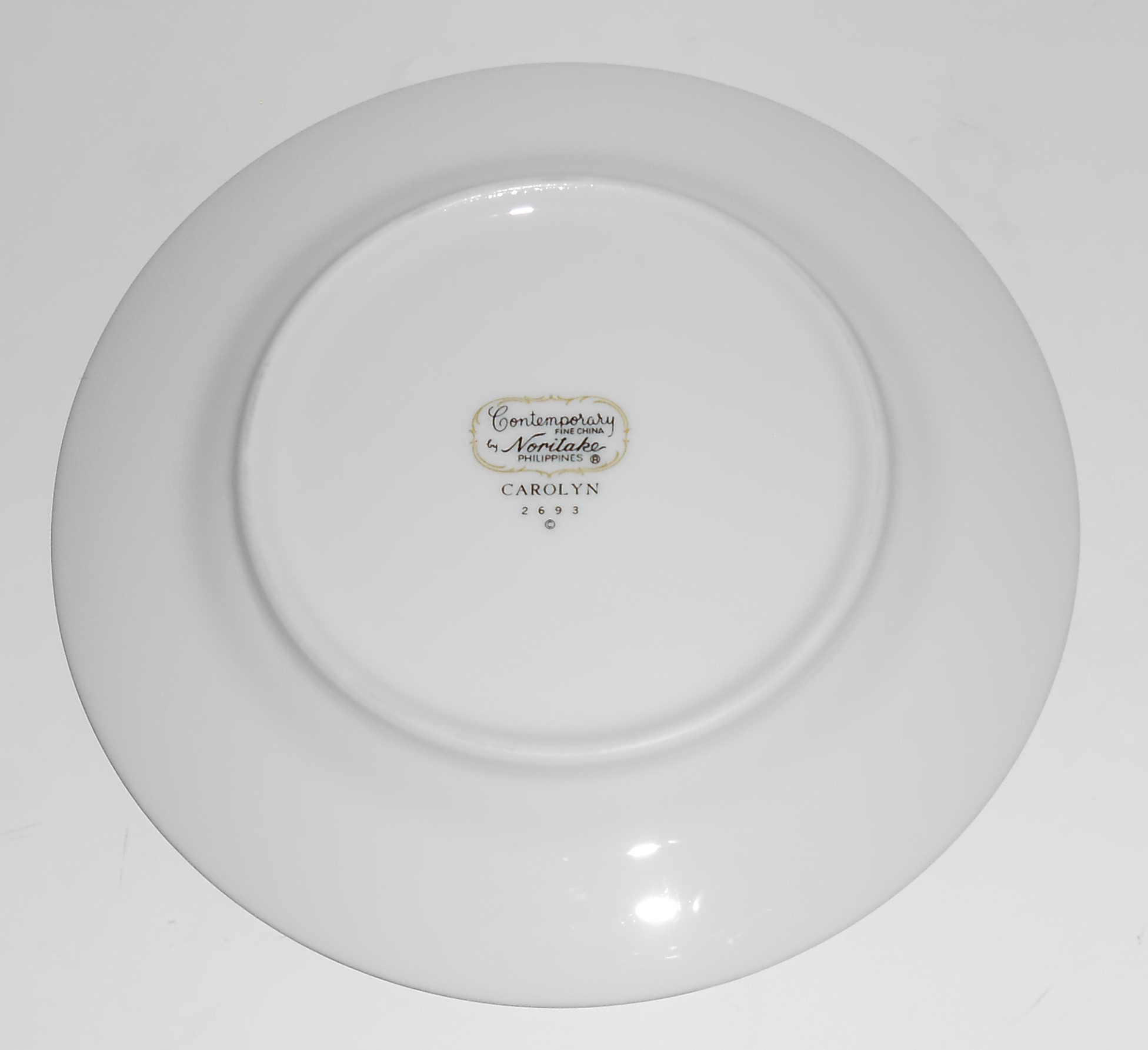 Noritake Porcelain China Carolyn 2693 Blue Floral Bread