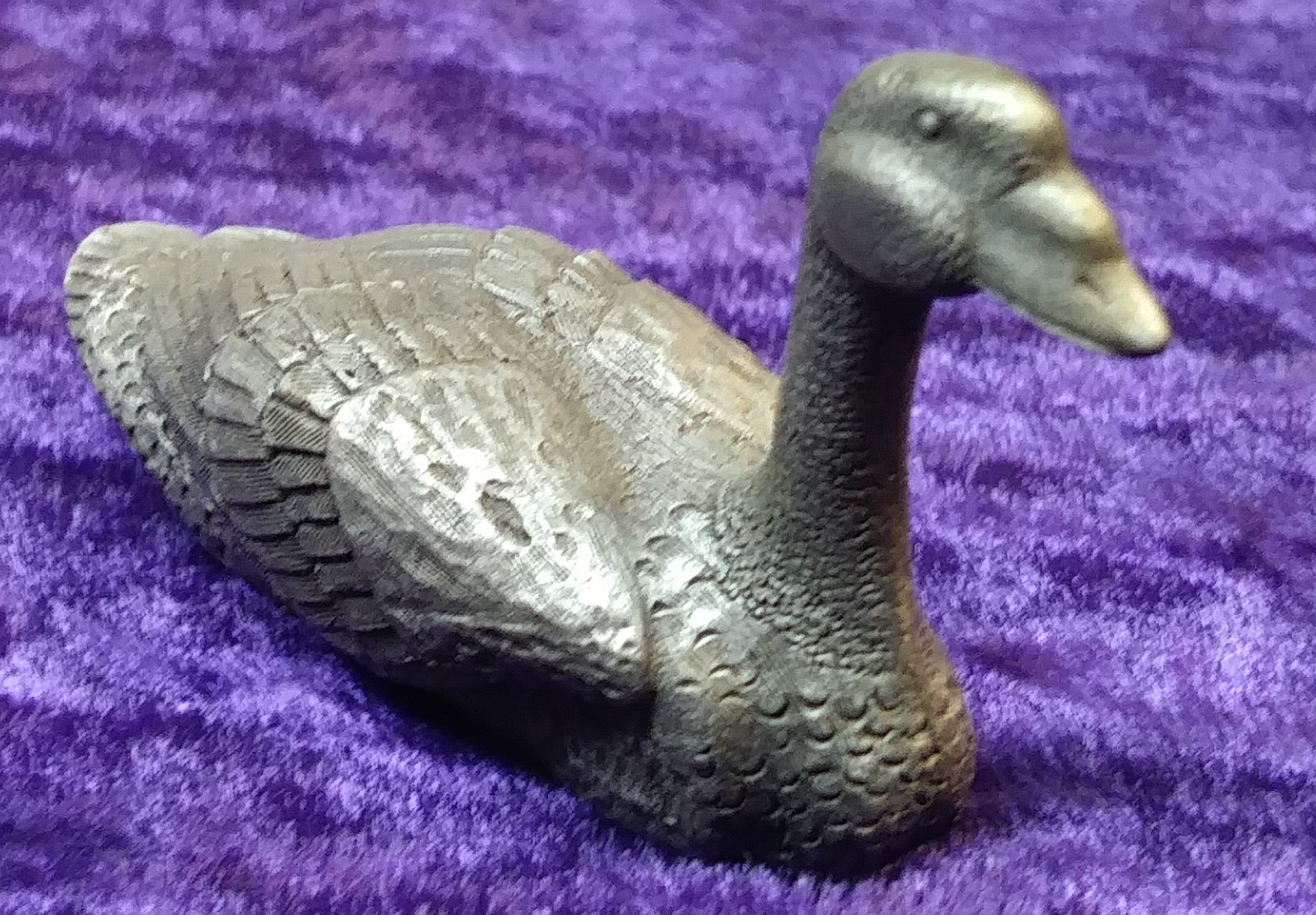 Canadian Goose Pewter Miniature E. F. GILES