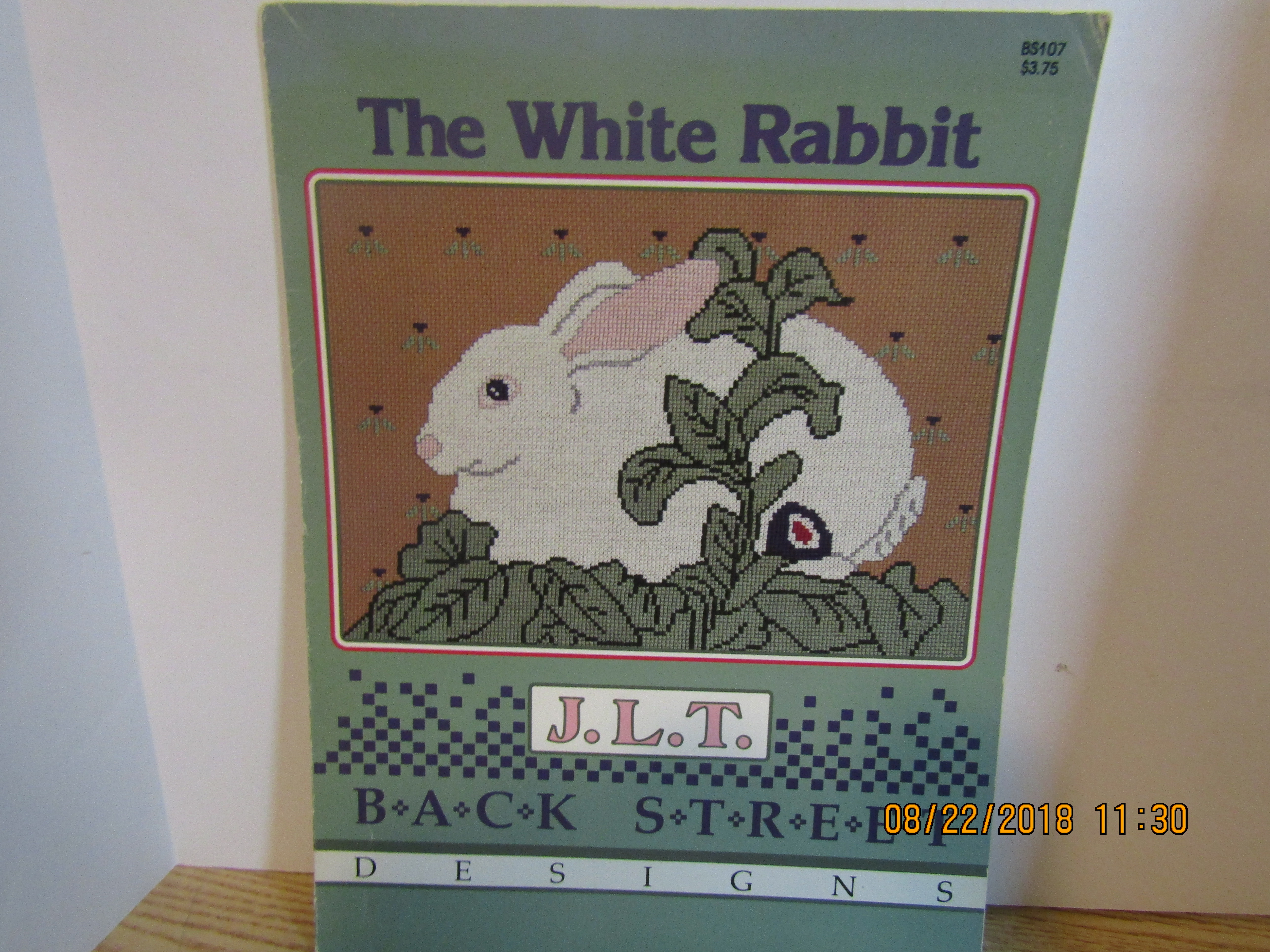 Back Street Designs Cross Stitch The White Rabbit #107