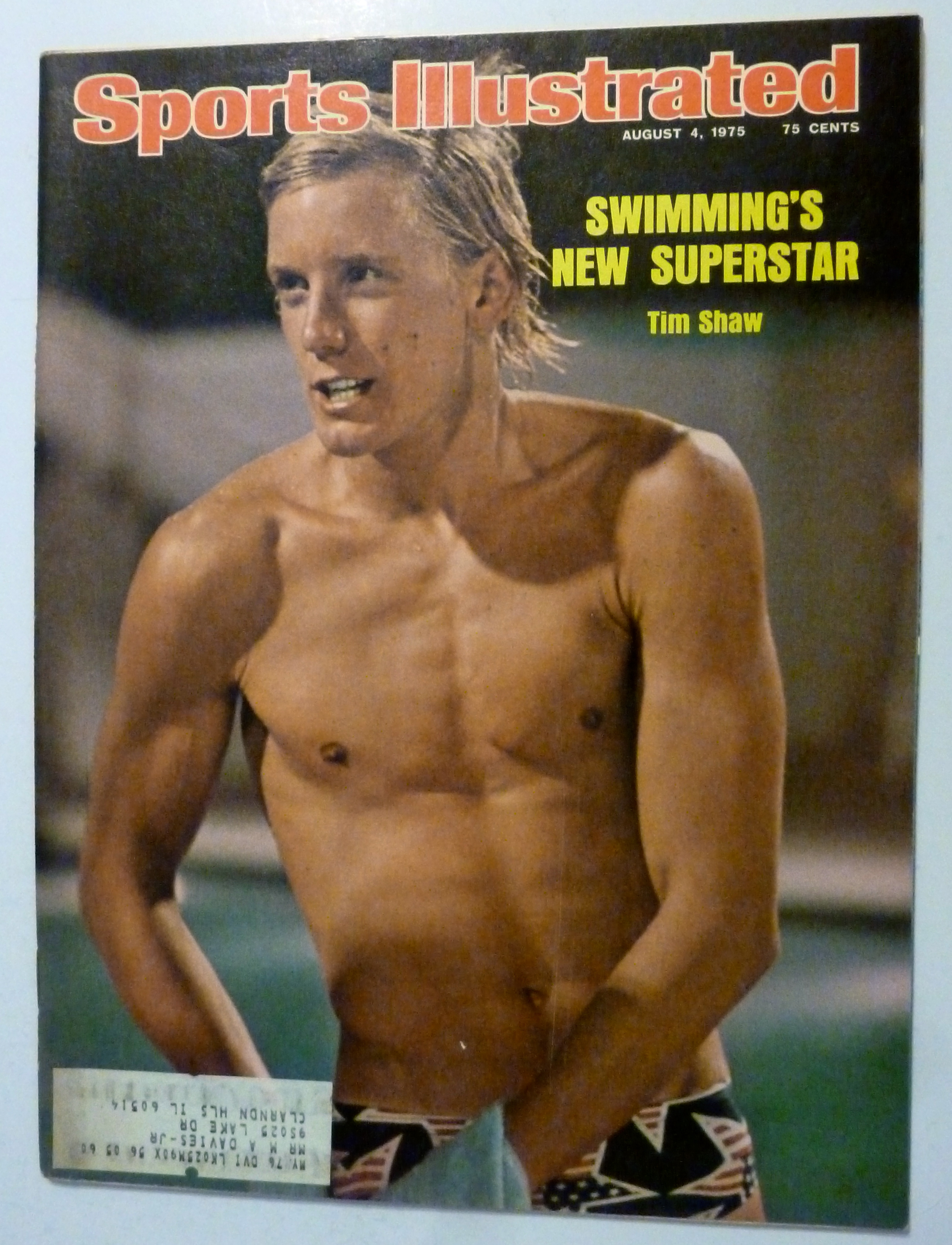 Sports Illustrated Magazine August 4, 1975 Tim Shaw