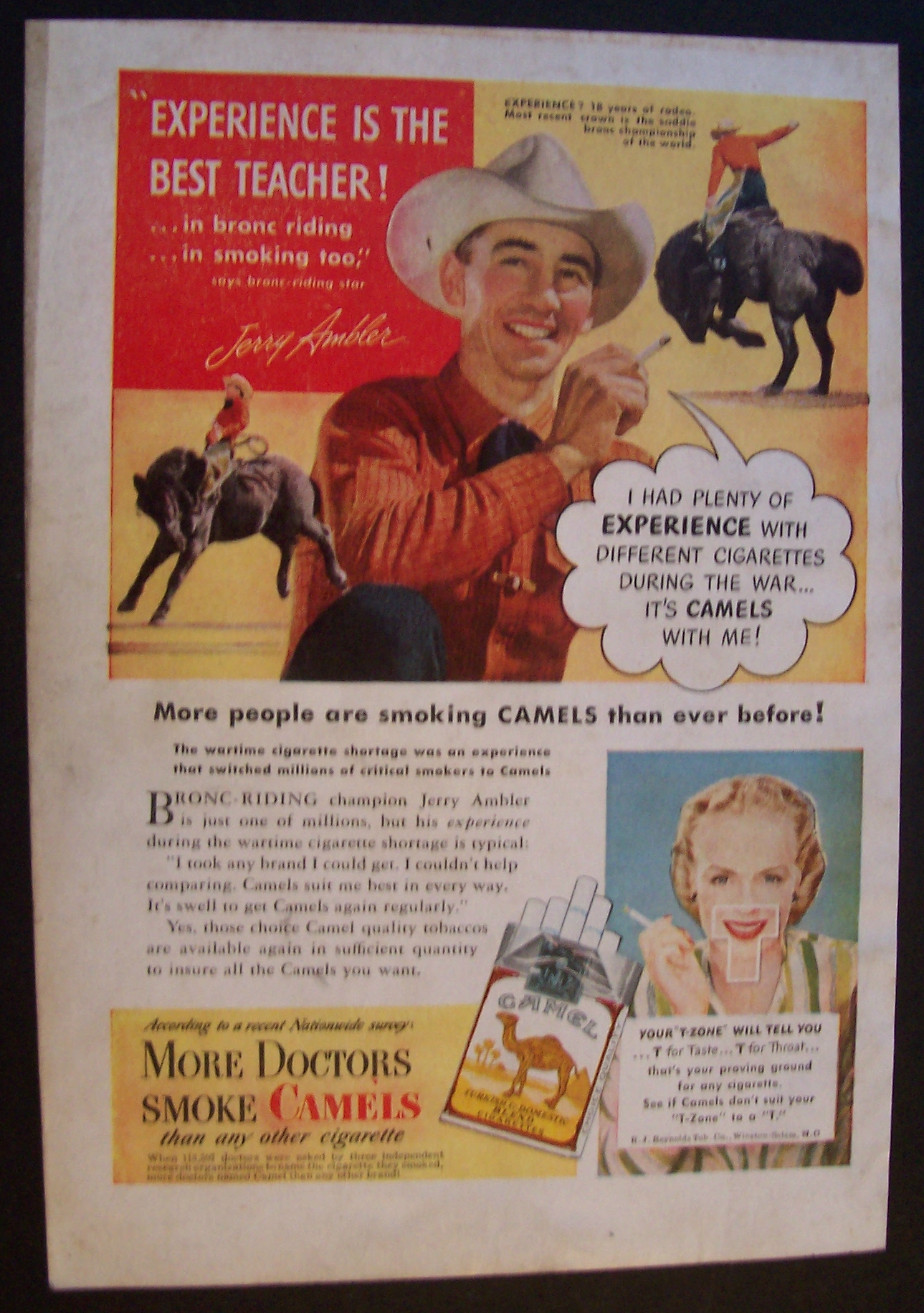 1947  Camel  Cigarettes  with  Jerry  Ambler