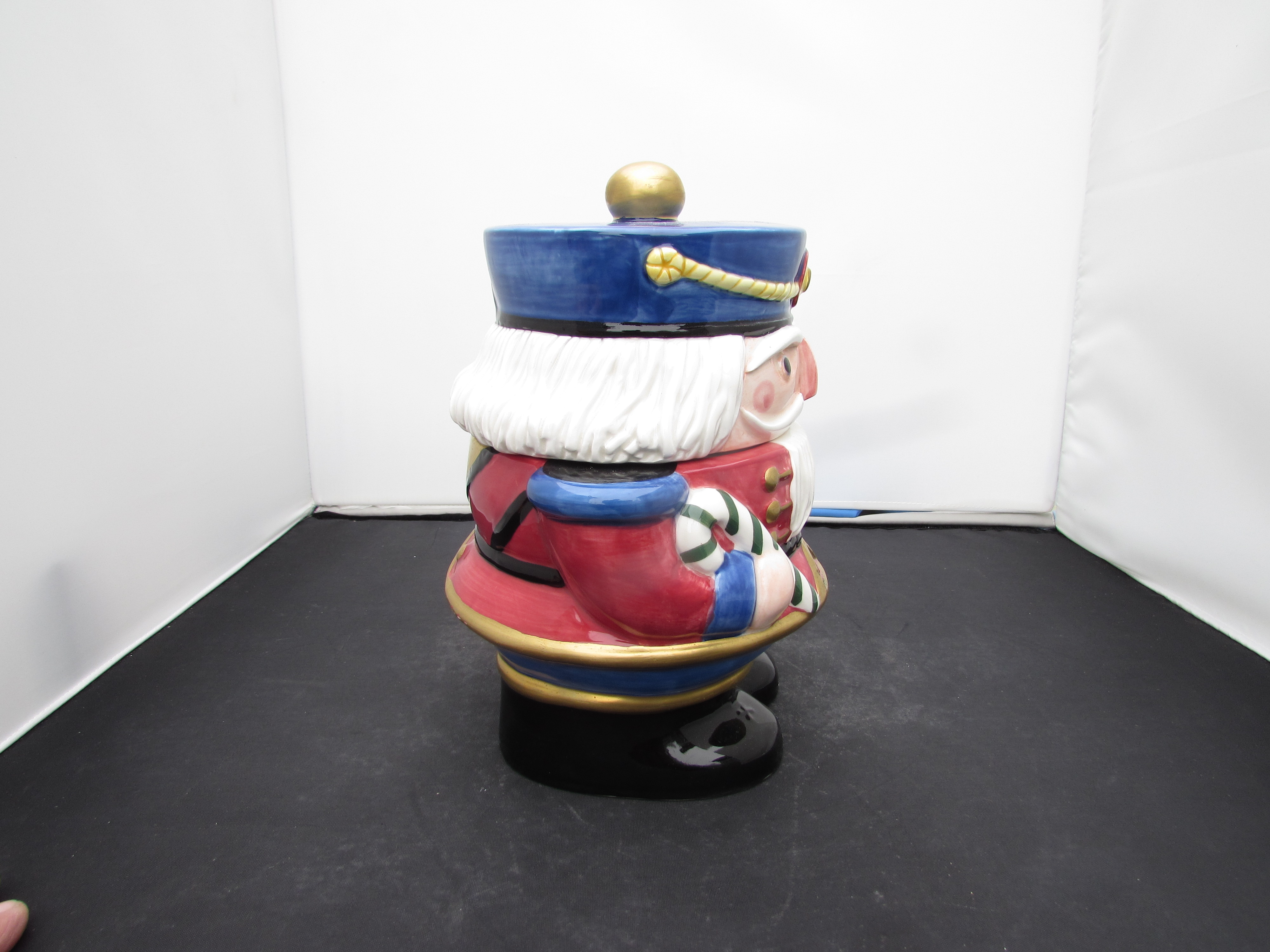 Fitz and Floyd Nutcracker Cookie Jar 1992 8 inch