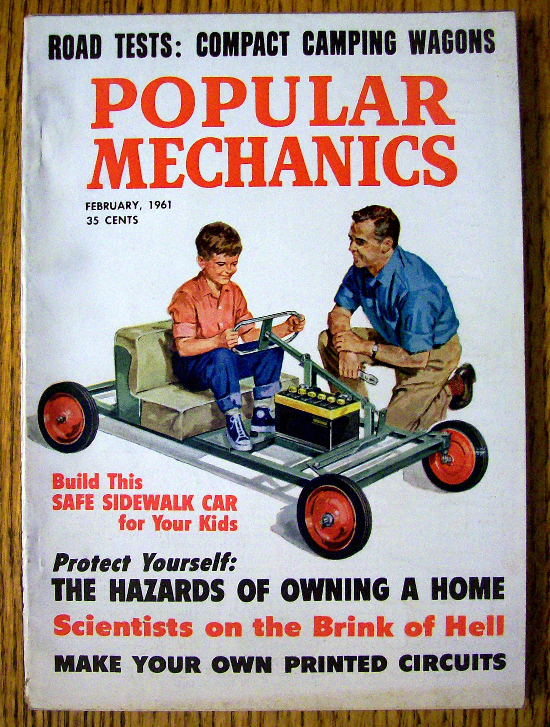 Popular Mechanics-February 1961-Build Sidewalk Car