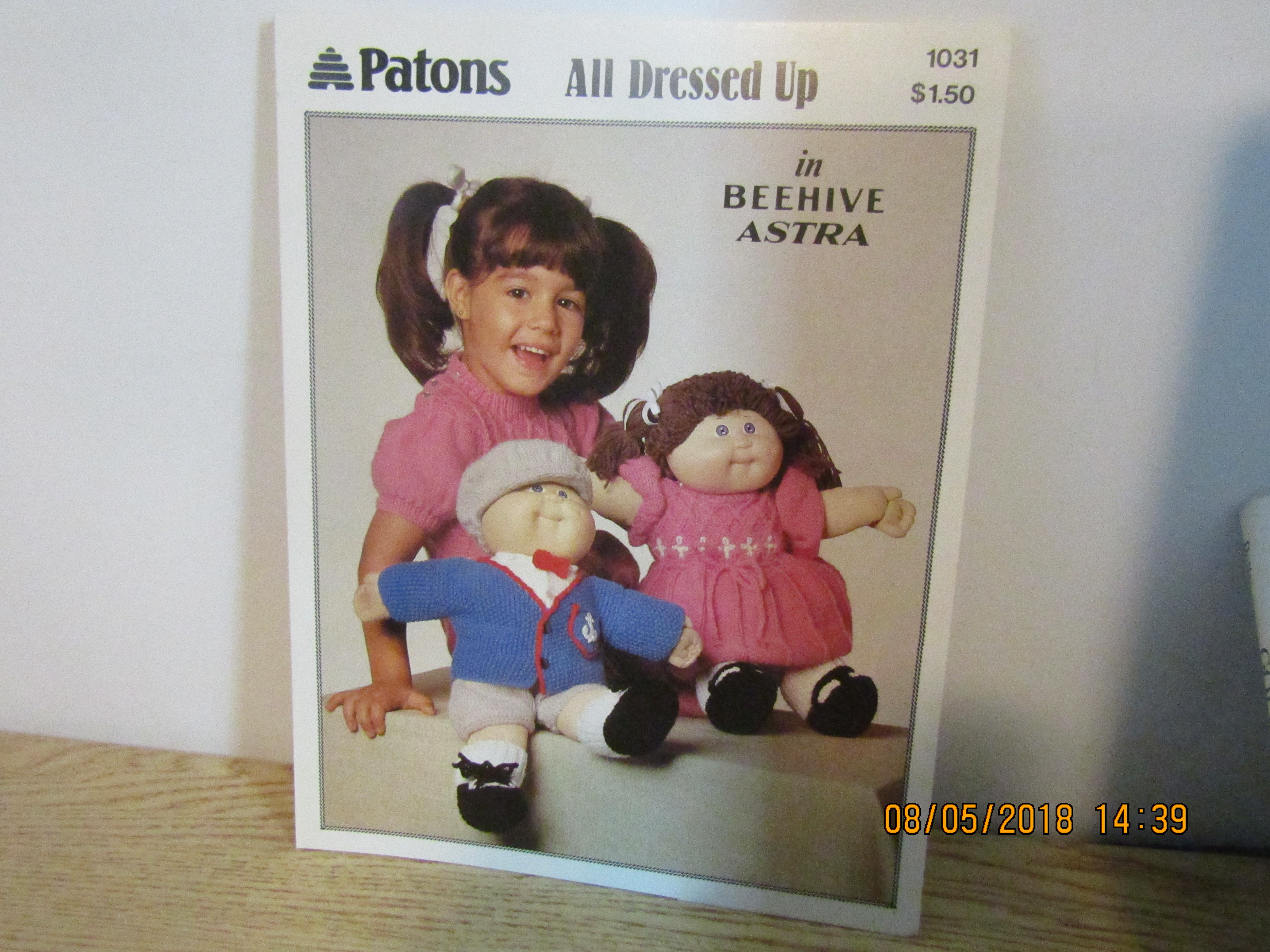 Patons All Dressed Up For Cabbage Patch Type Doll #1031