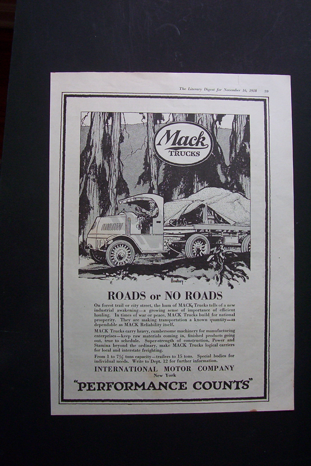 1918  Mack  Trucks