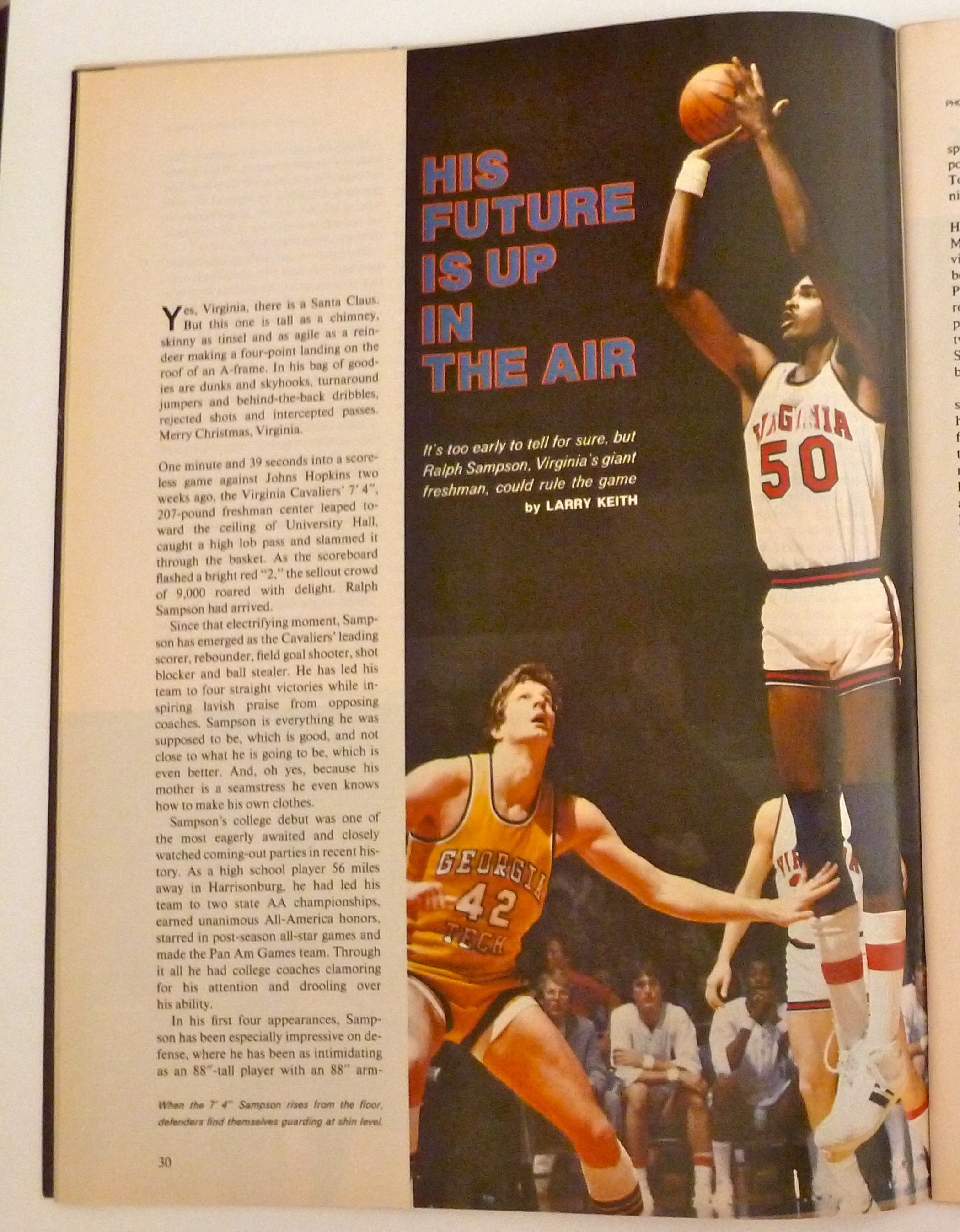 Sports Illustrated Magazine-Dec 17, 1979-Ralph Sampson