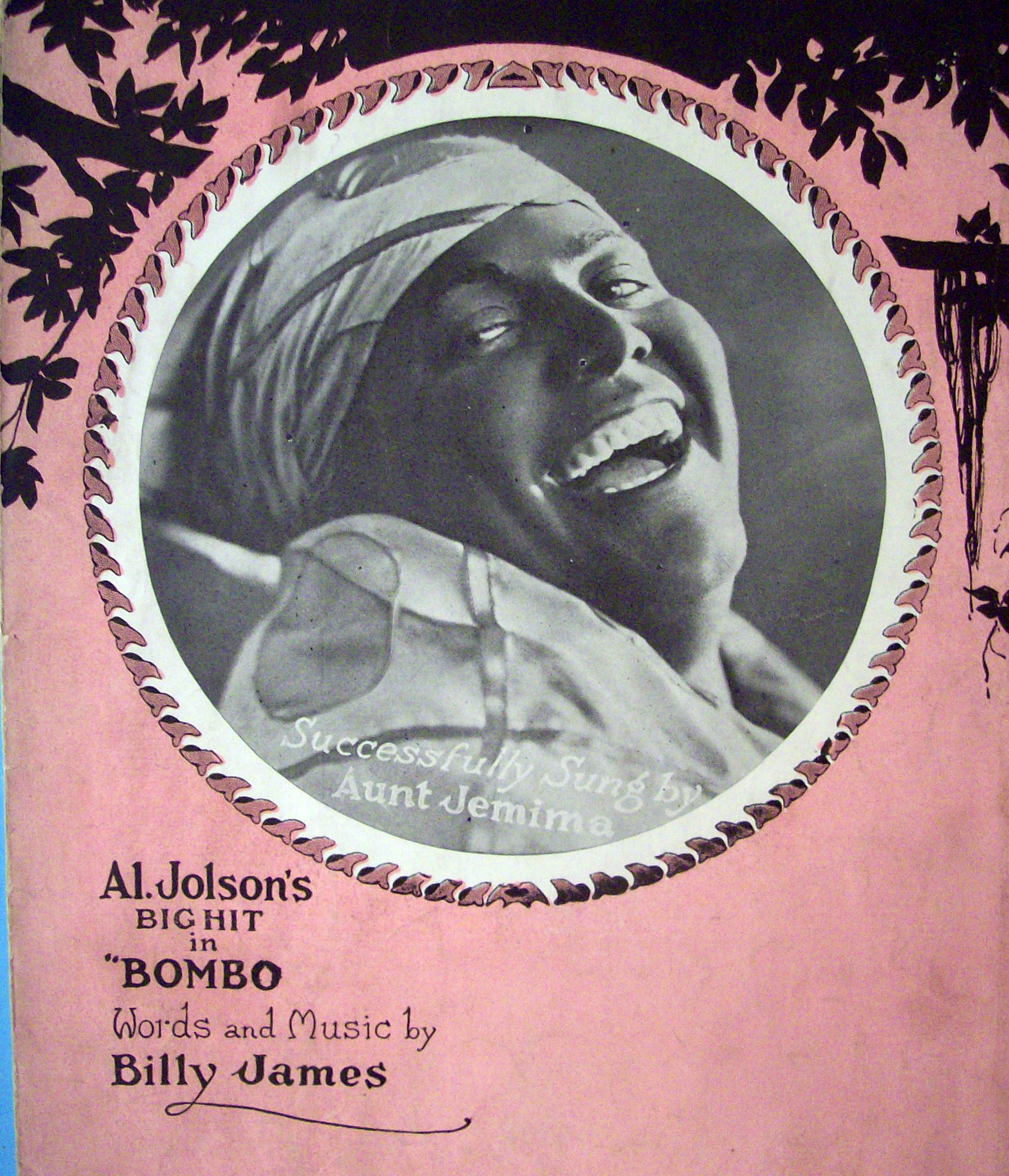 Sheet Music For 1922 Carolina Mammy