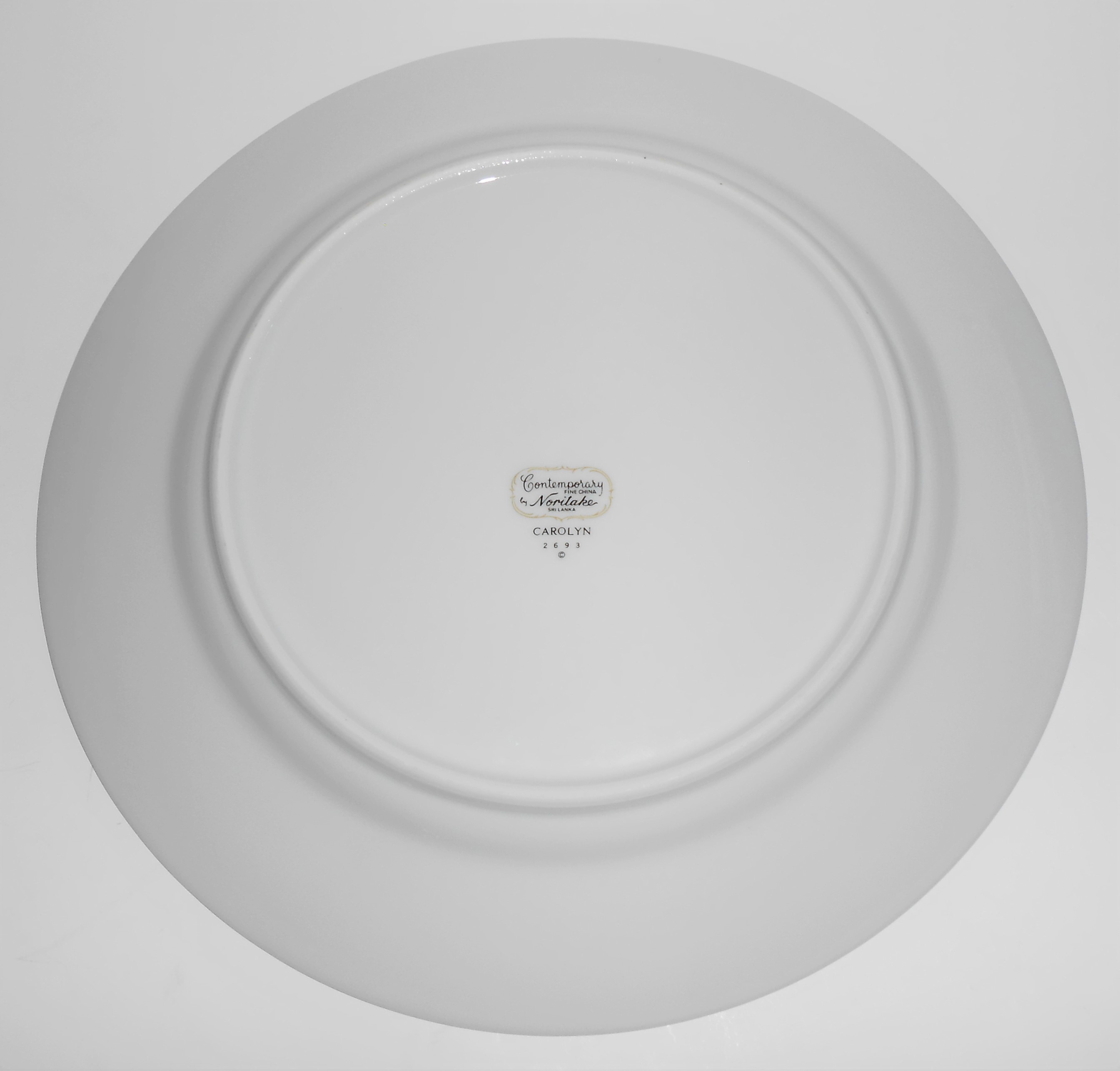 Noritake Porcelain China Carolyn 2693 Blue Floral Din