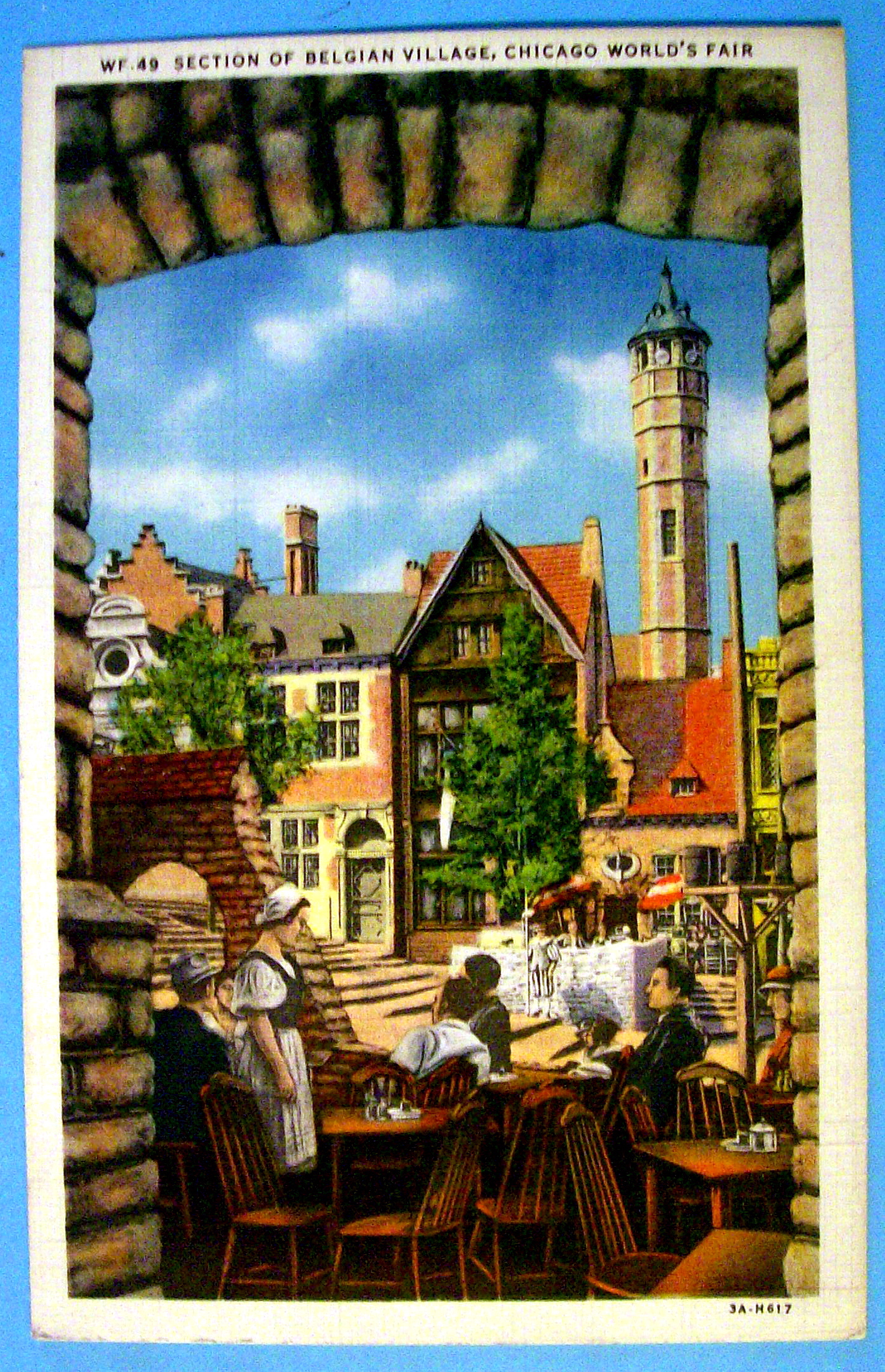 Belgian Village Postcard (1933 Century Of Progress)