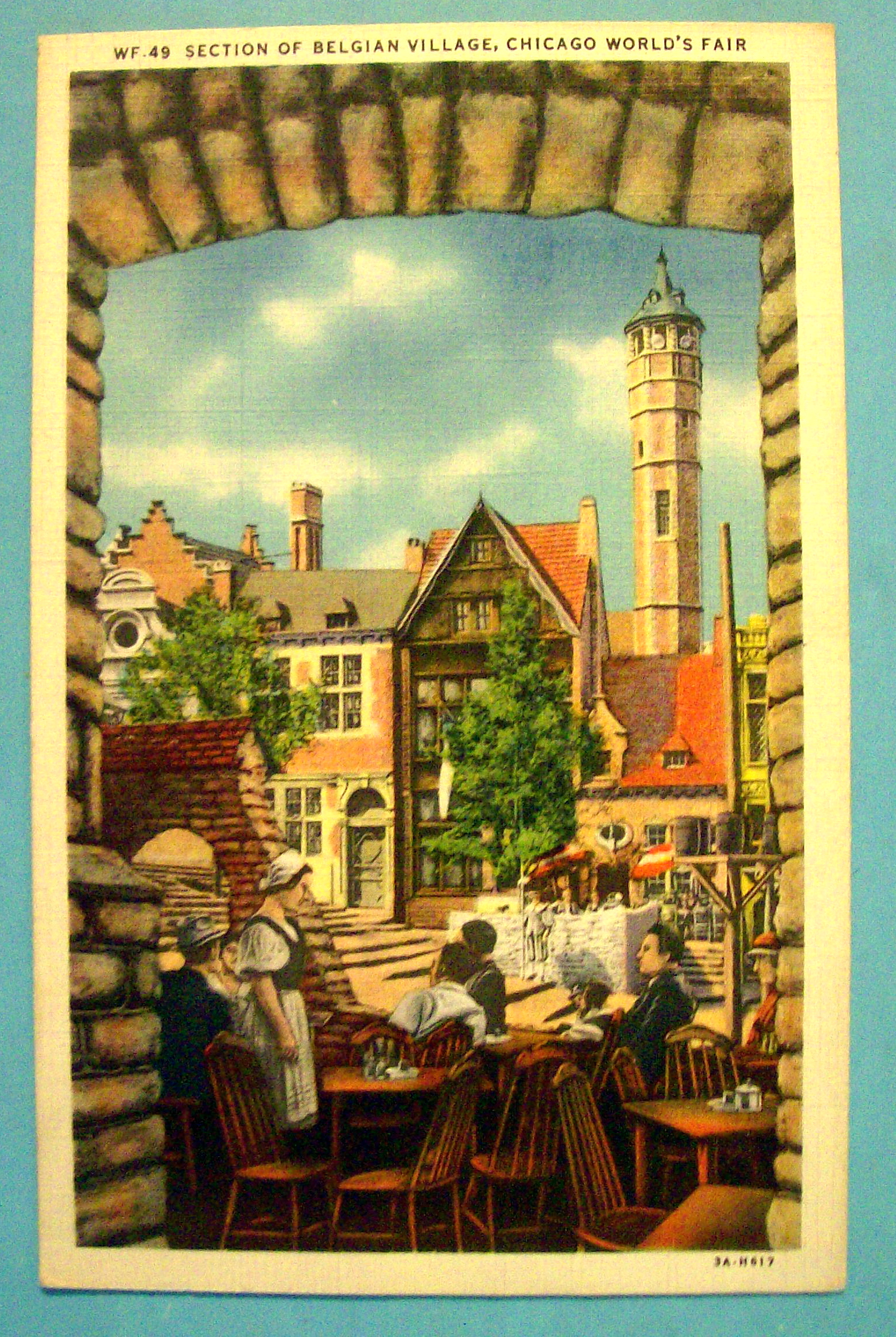Belgian Village Postcard (1933 Century Of Progress)