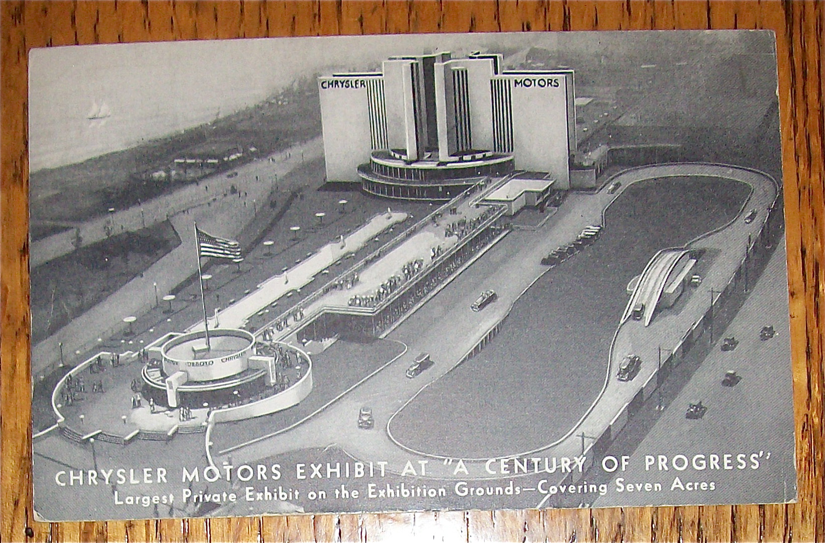 Chrysler Motors Exhibit Postcard (Century Of Progress)