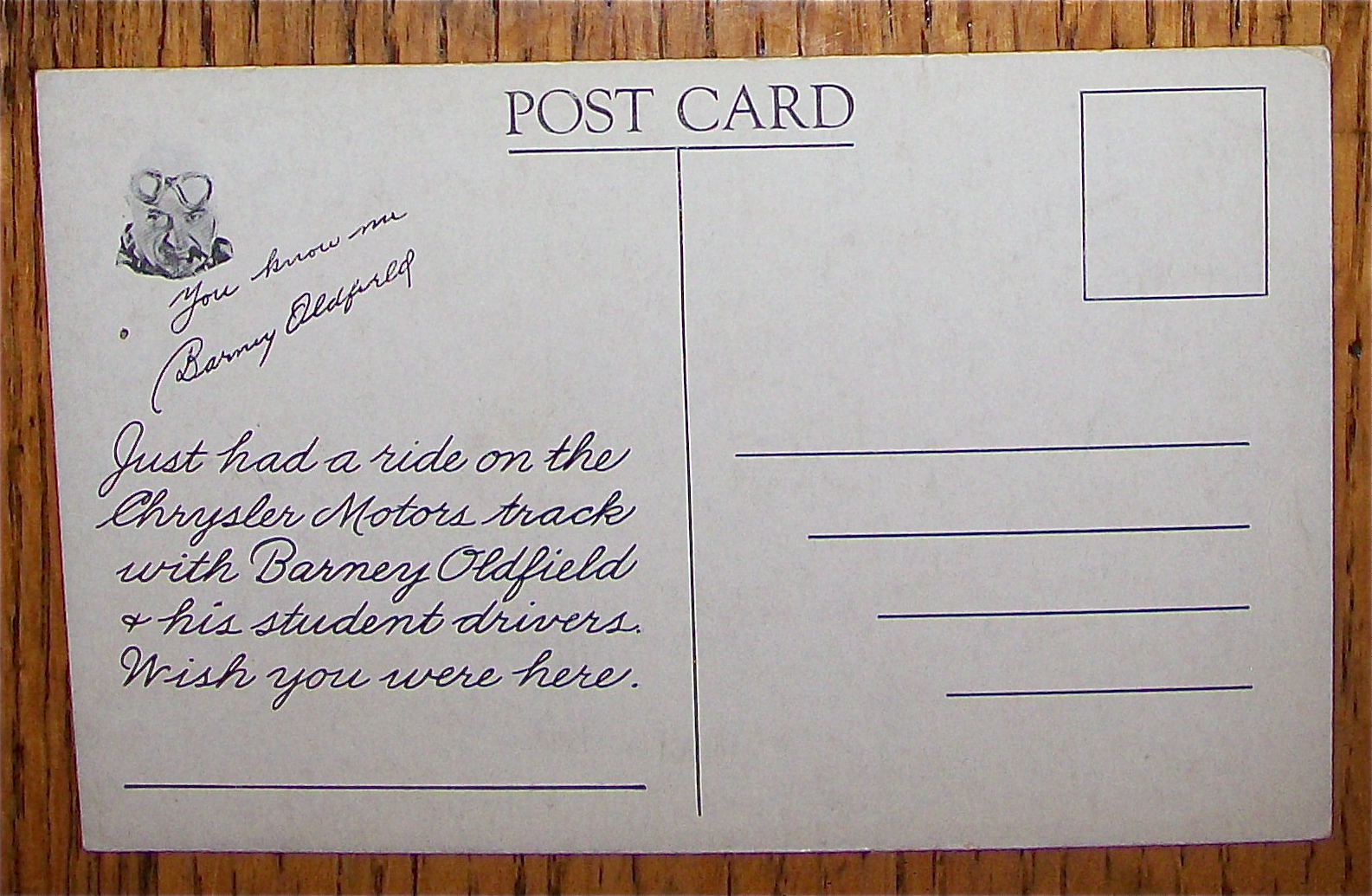 Chrysler Motors Exhibit Postcard (Century Of Progress)