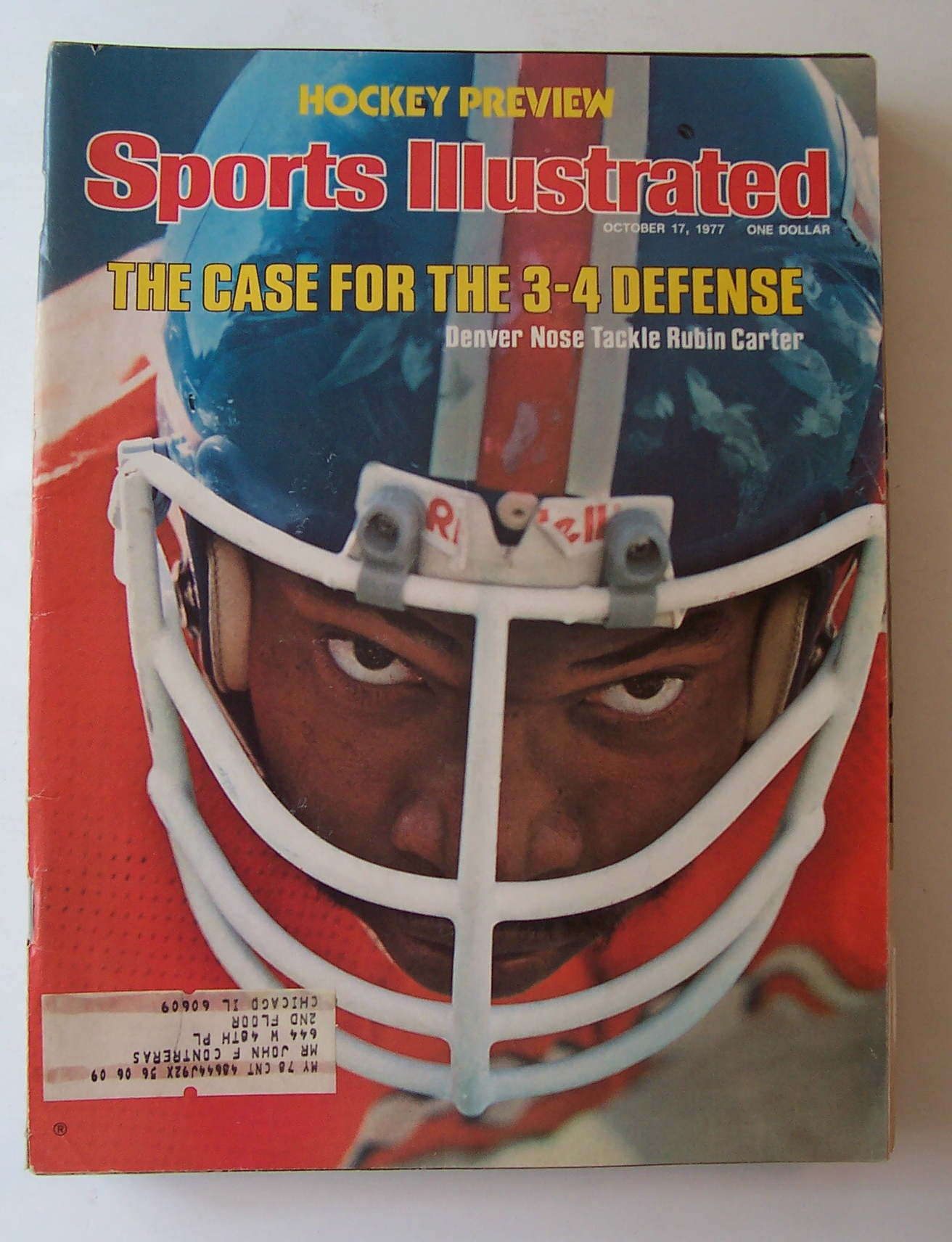 Sports Illustrated Magazine-Oct 17, 1977-Rubin Carter