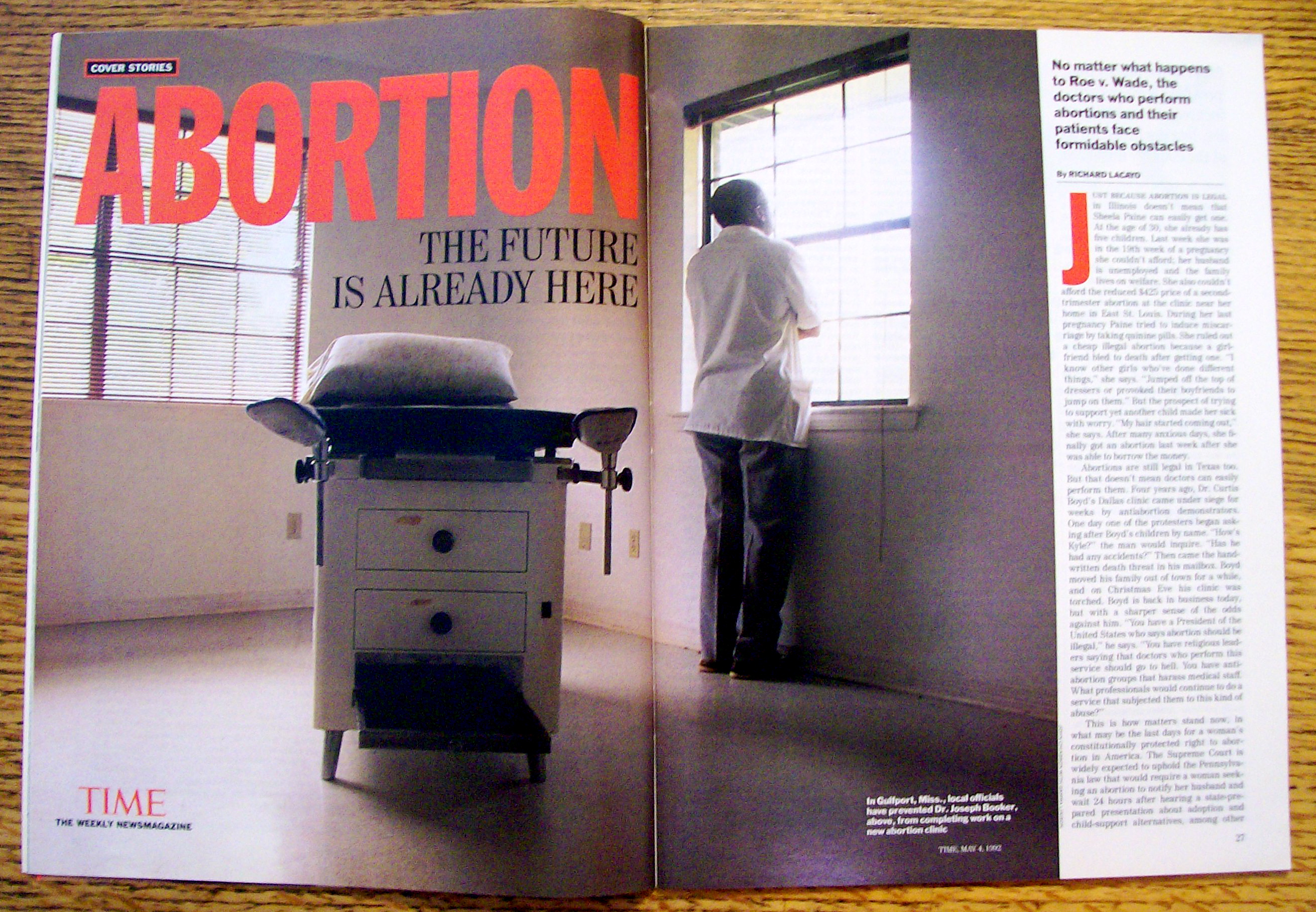 Time Magazine-May 4, 1992-Roe V. Wade