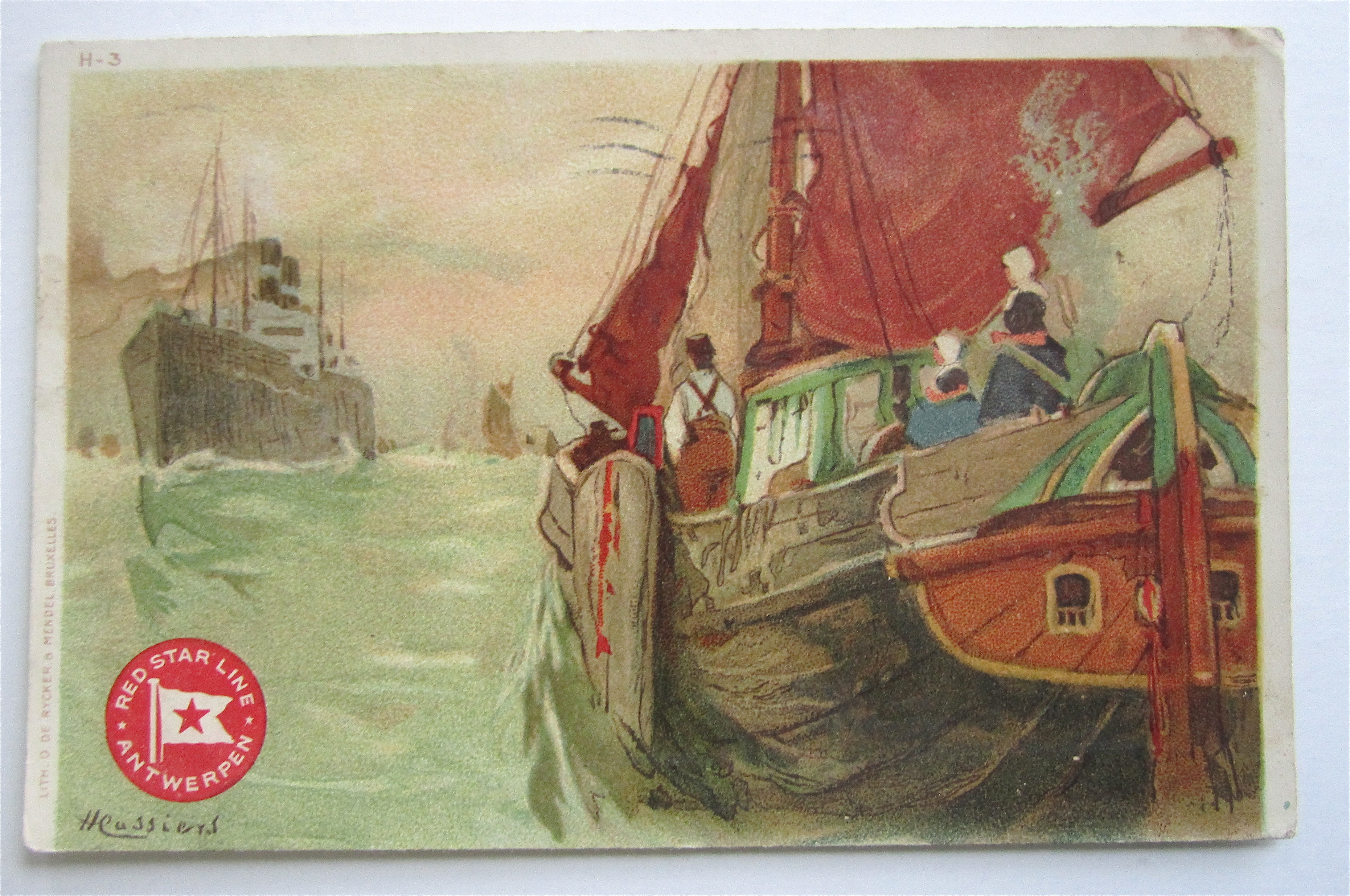 Red Star Line Antwerpen Postcard