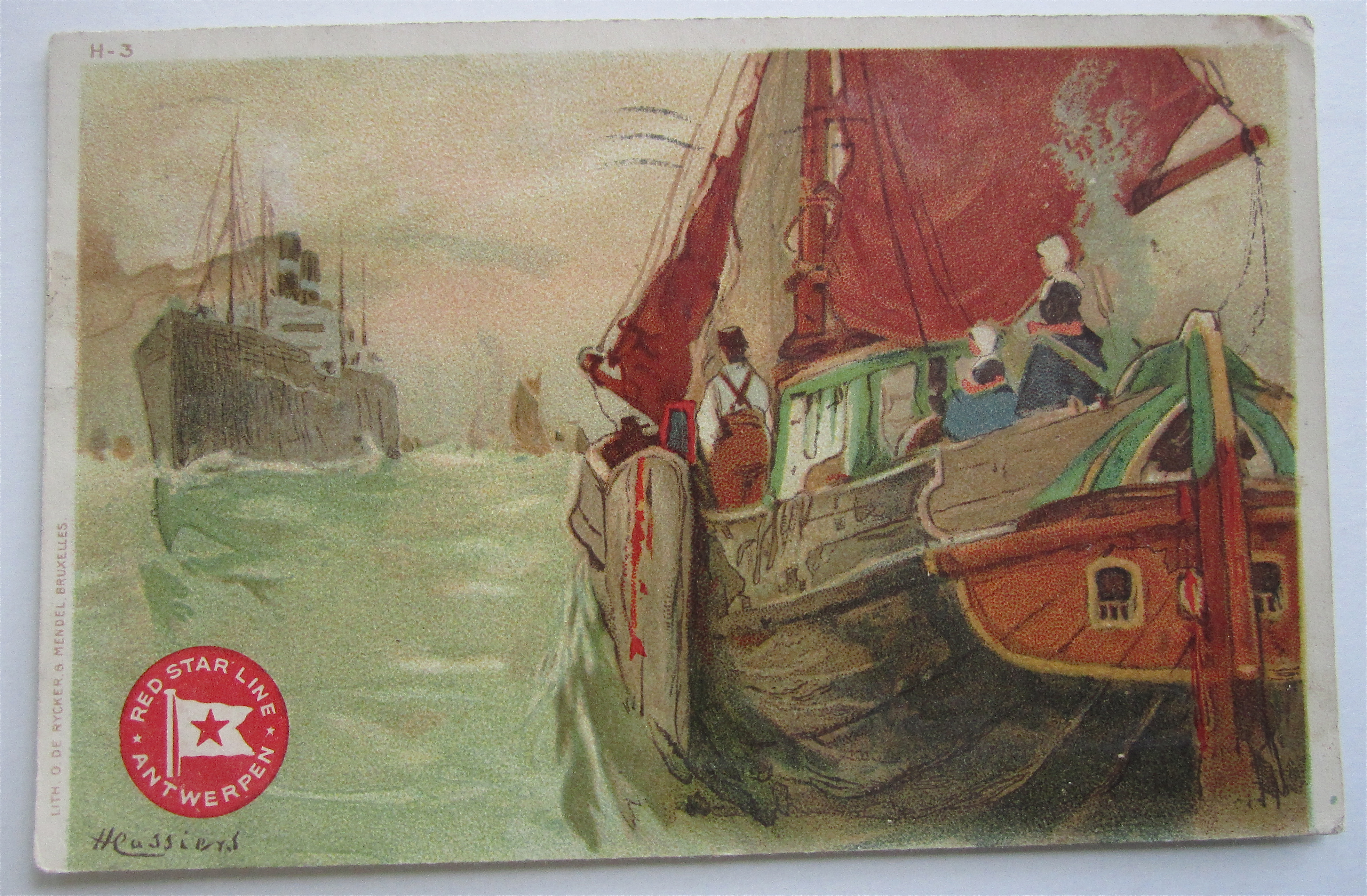 Red Star Line Antwerpen Postcard