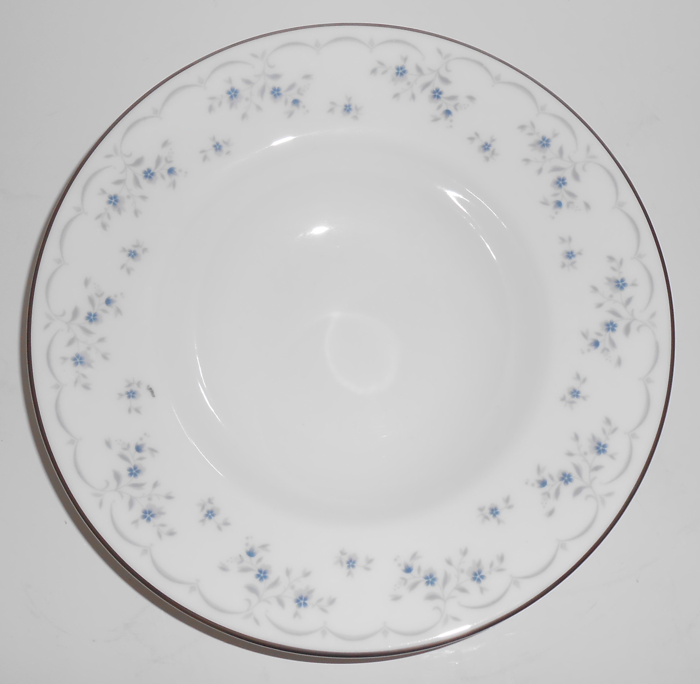 Royal Doulton China Floral Platinum Cotillion Rimmed
