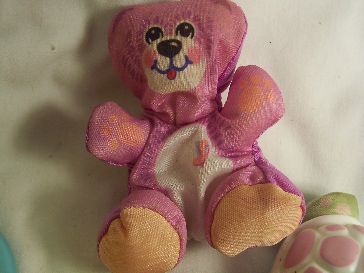 Fisher Price Smooches Cat Bear Dog 1987 lot