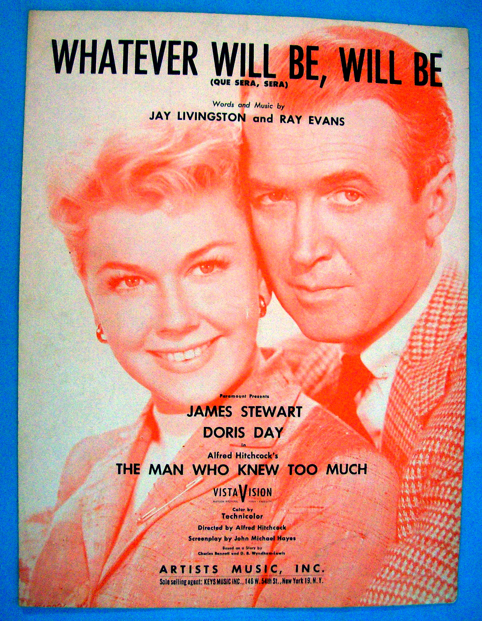Sheet Music For 1955 Whatever Will Be, Will Be