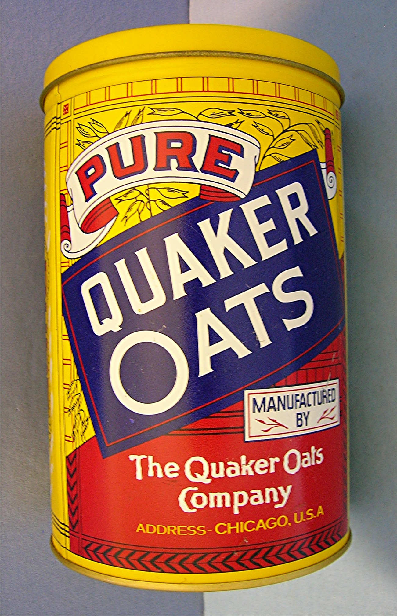QUAKER OATS CANISTER TIN 1984, Limited Edition . . .