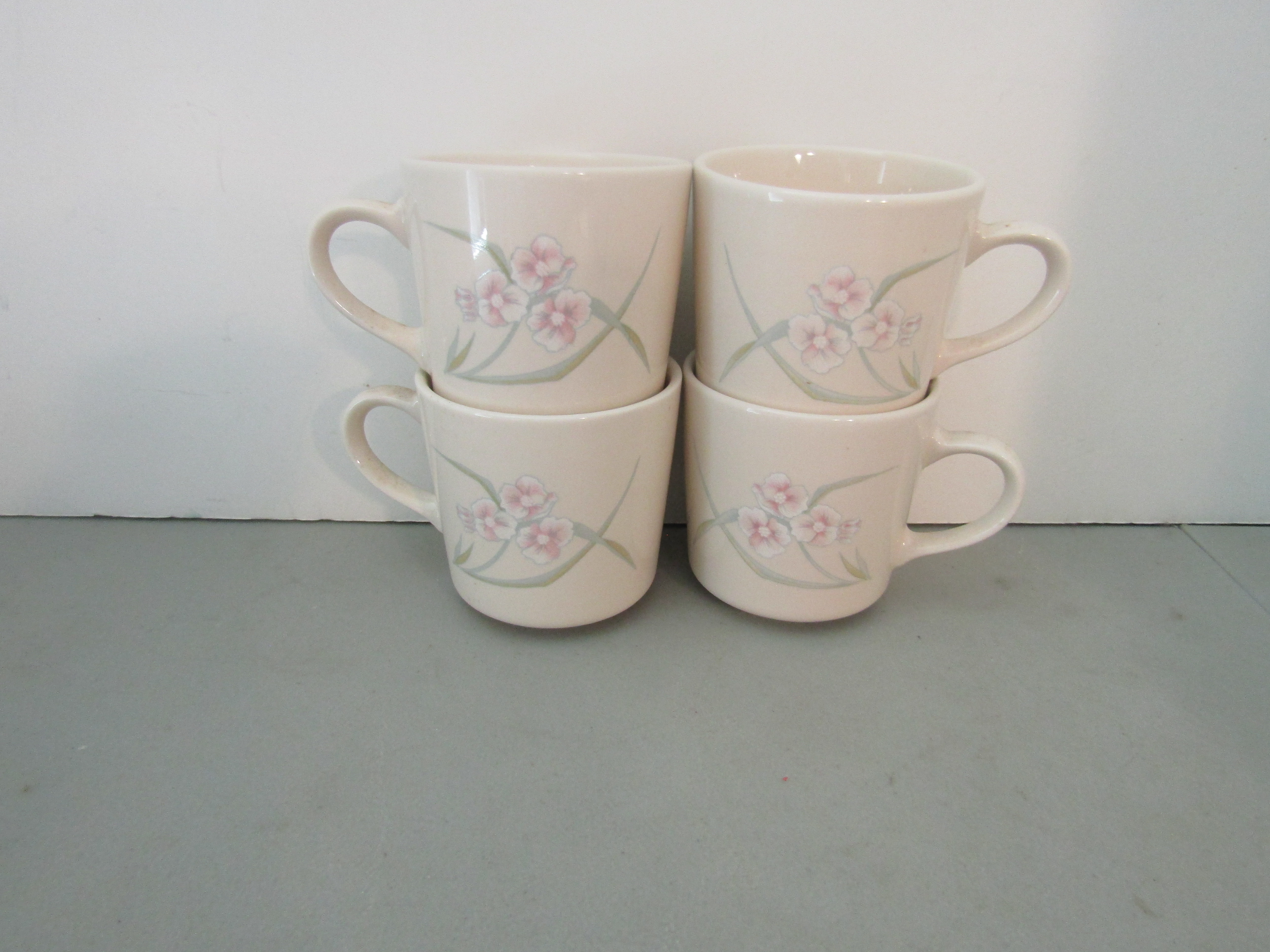 Corelle Corner Stone Spring Pond Coffee Cup Set