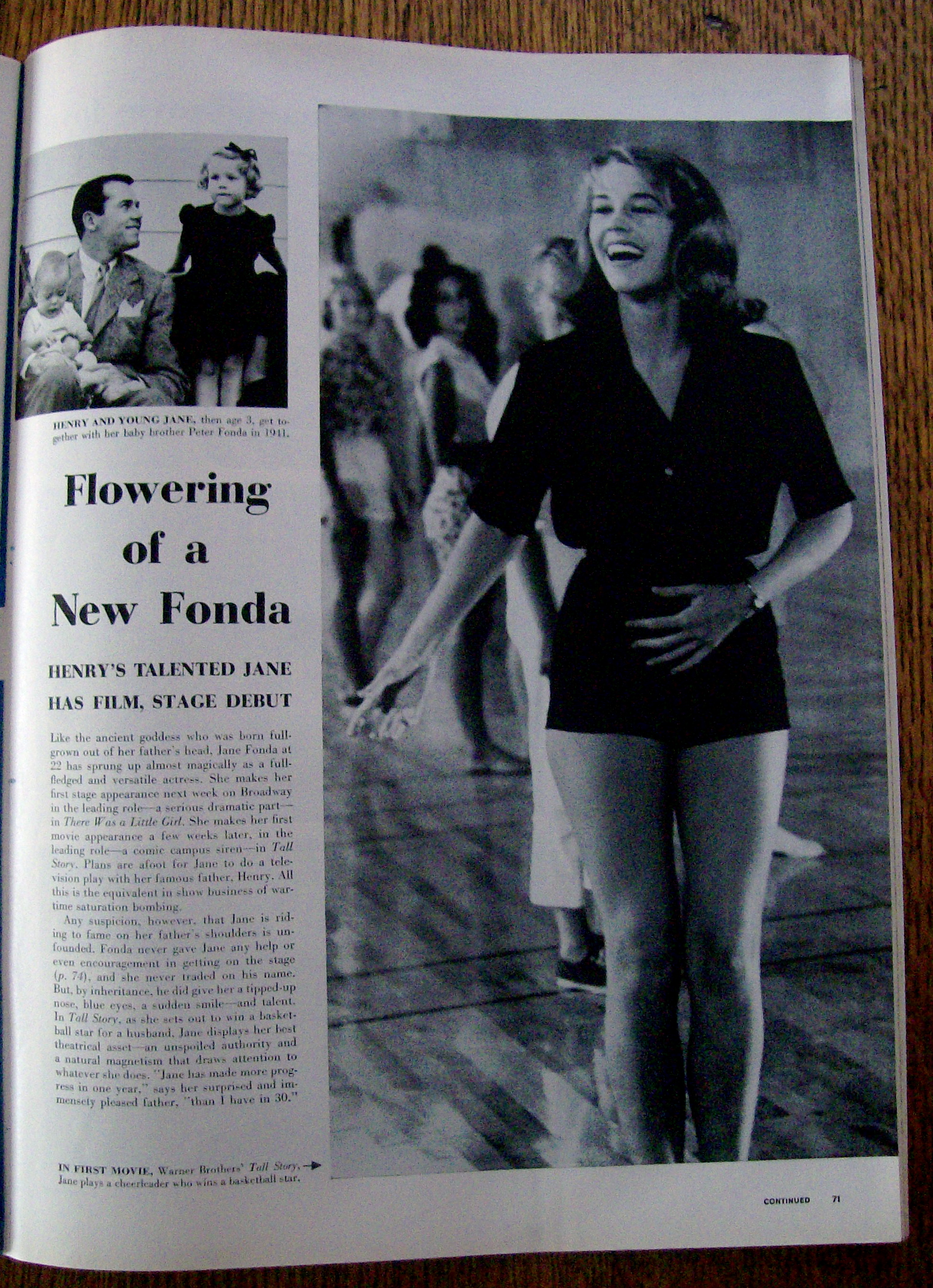 Life Magazine February 22, 1960  Jane & Henry Fonda
