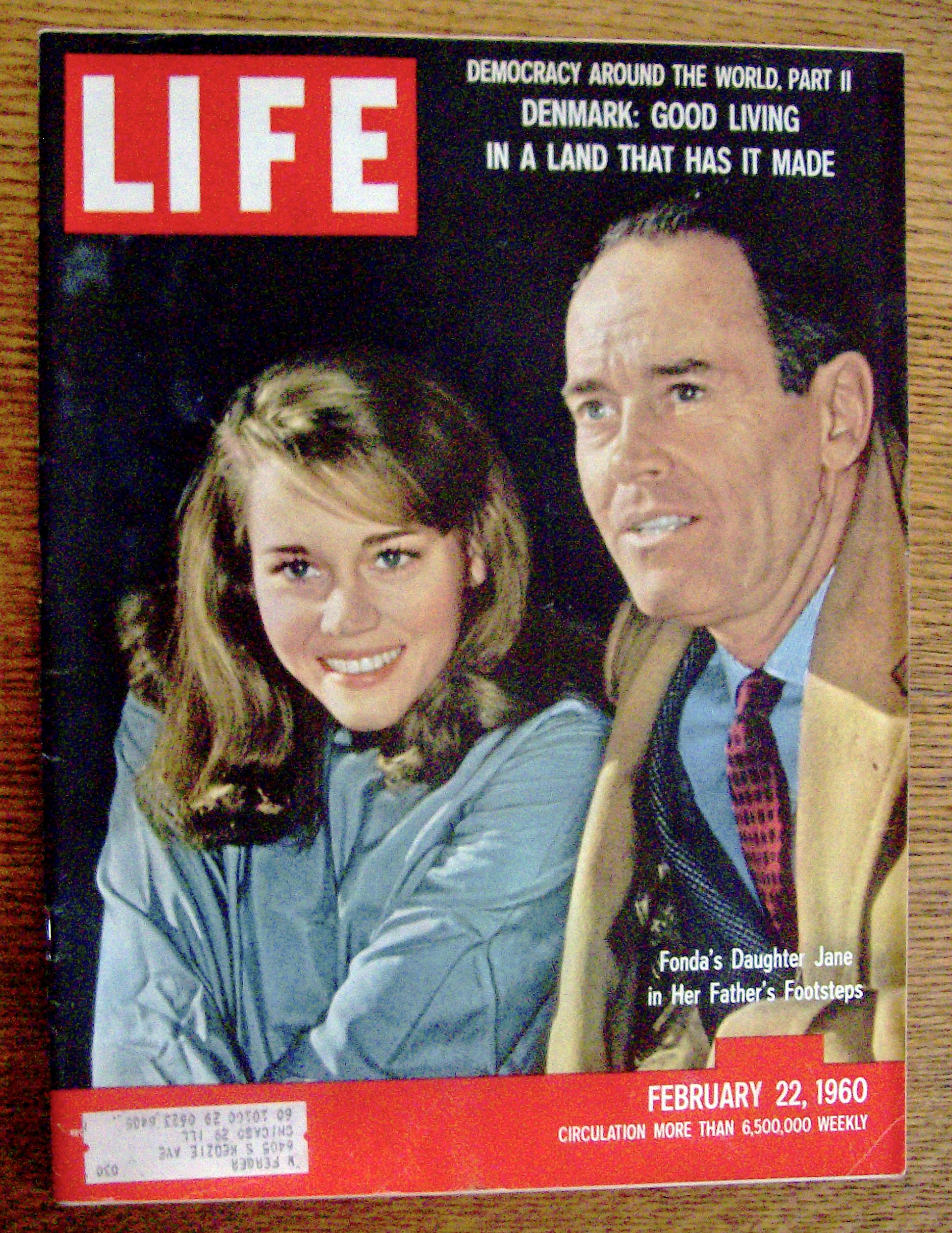 Life Magazine February 22, 1960  Jane & Henry Fonda
