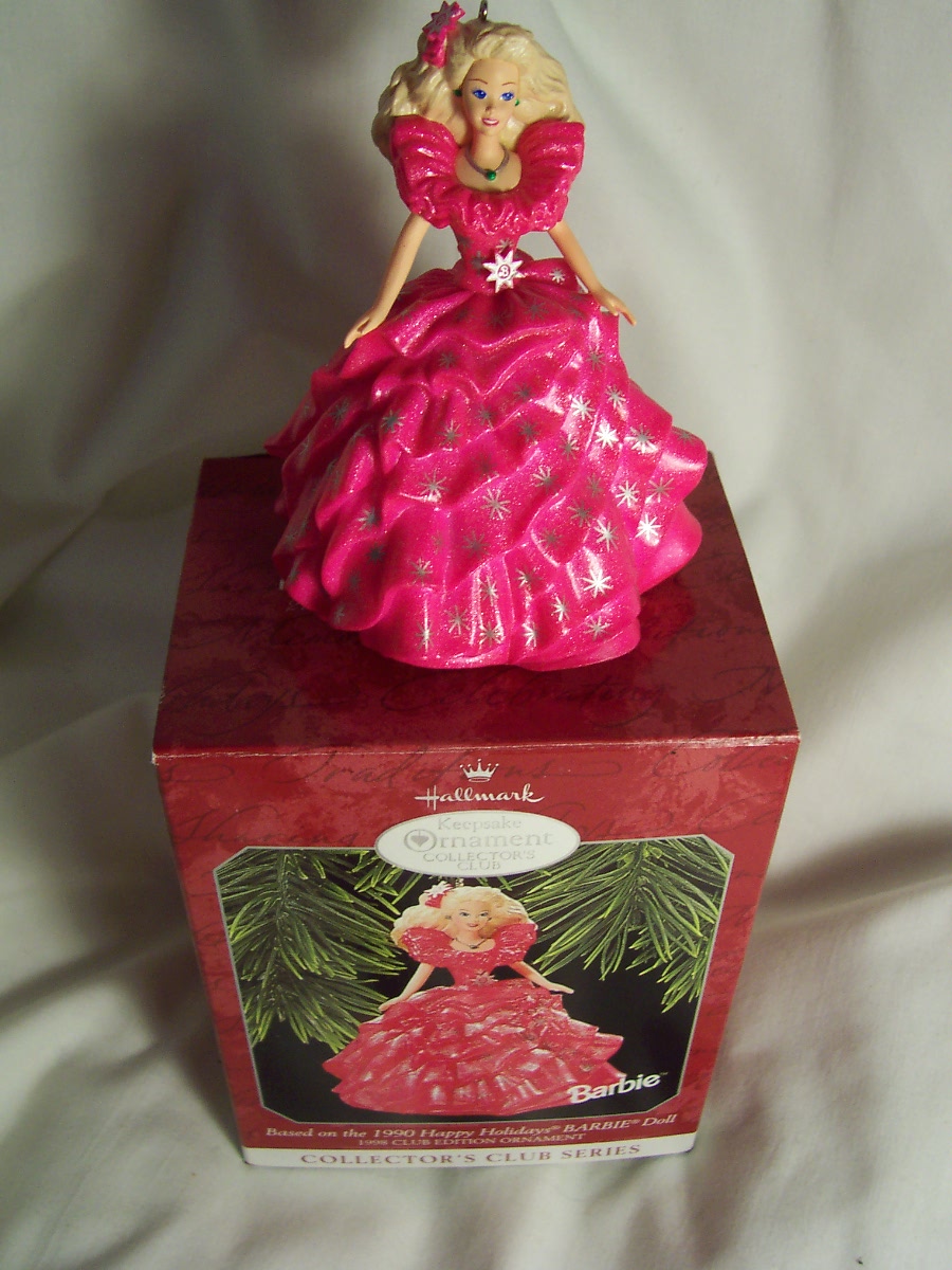 Barbie Happy Holidays Hallmark Ornament 1998