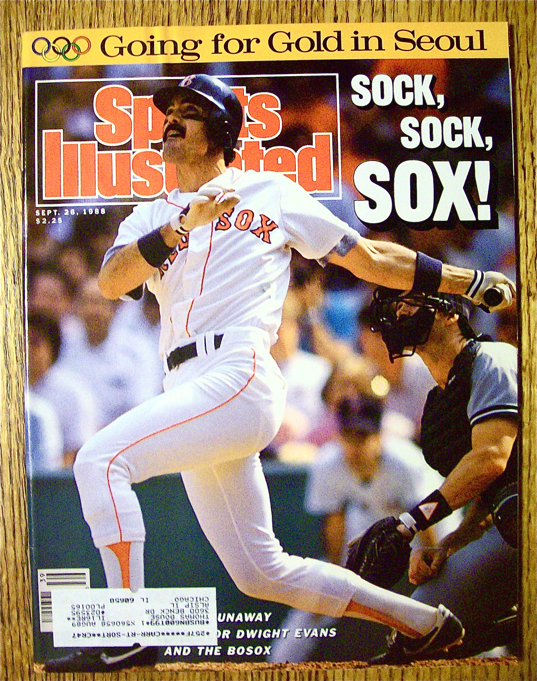 Sports Illustrated Magazine-September 26, 1988-Sox!!!