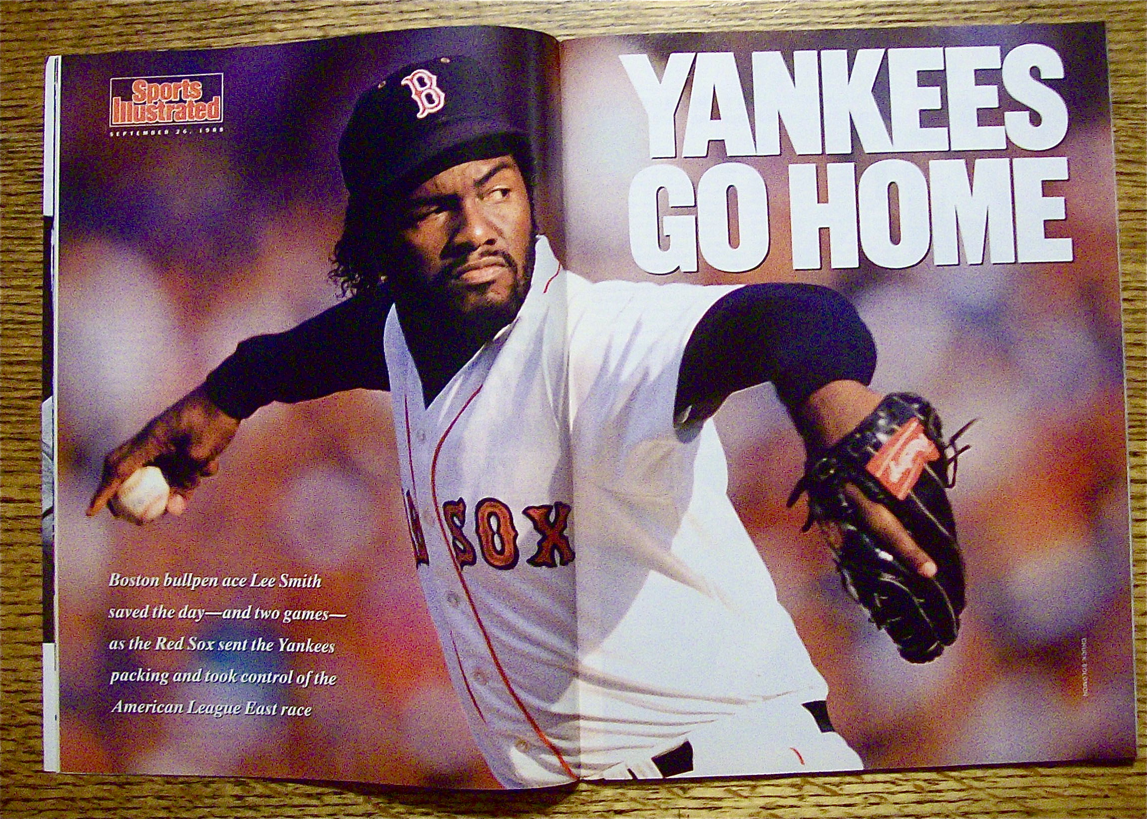 Sports Illustrated Magazine-September 26, 1988-Sox!!!