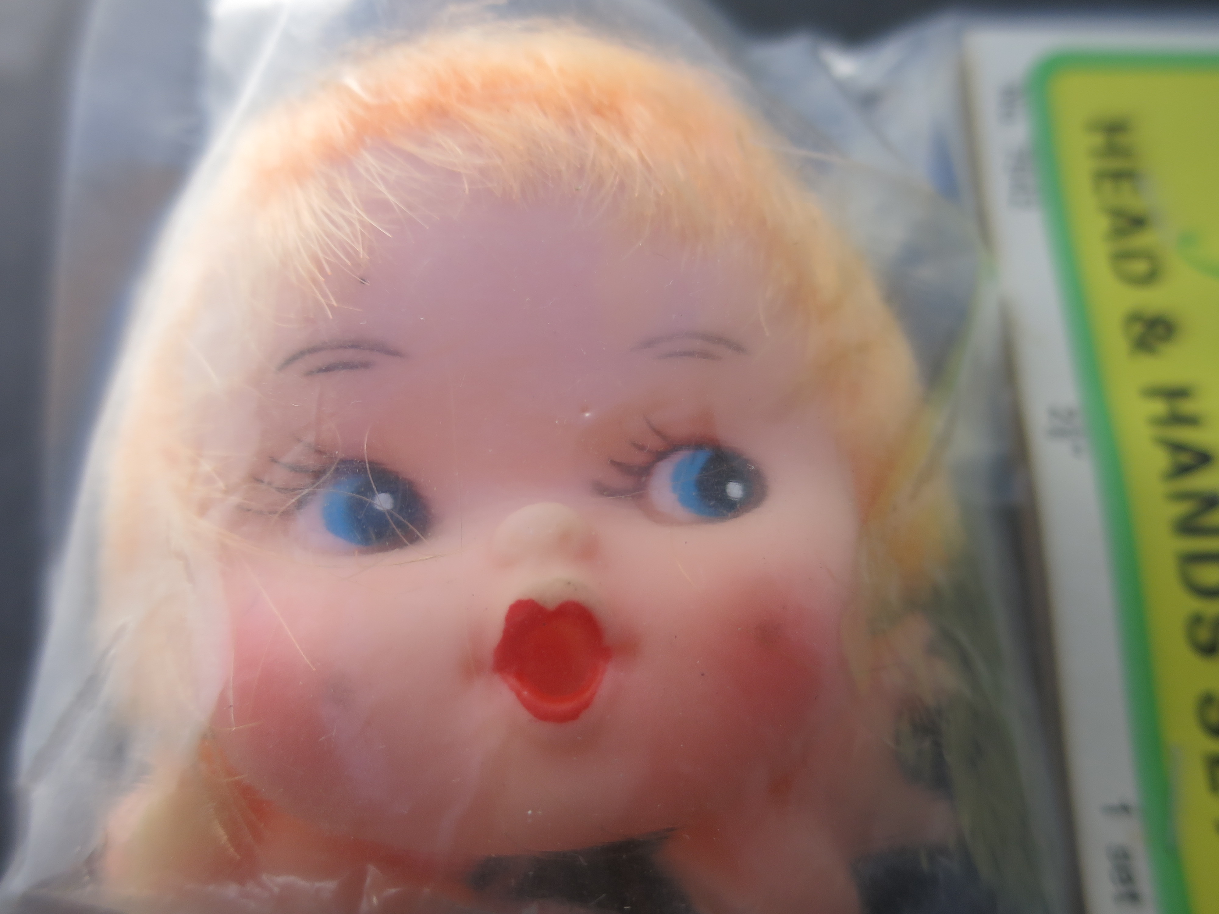 Vintage Fibre Craft Head and Hands Doll Set