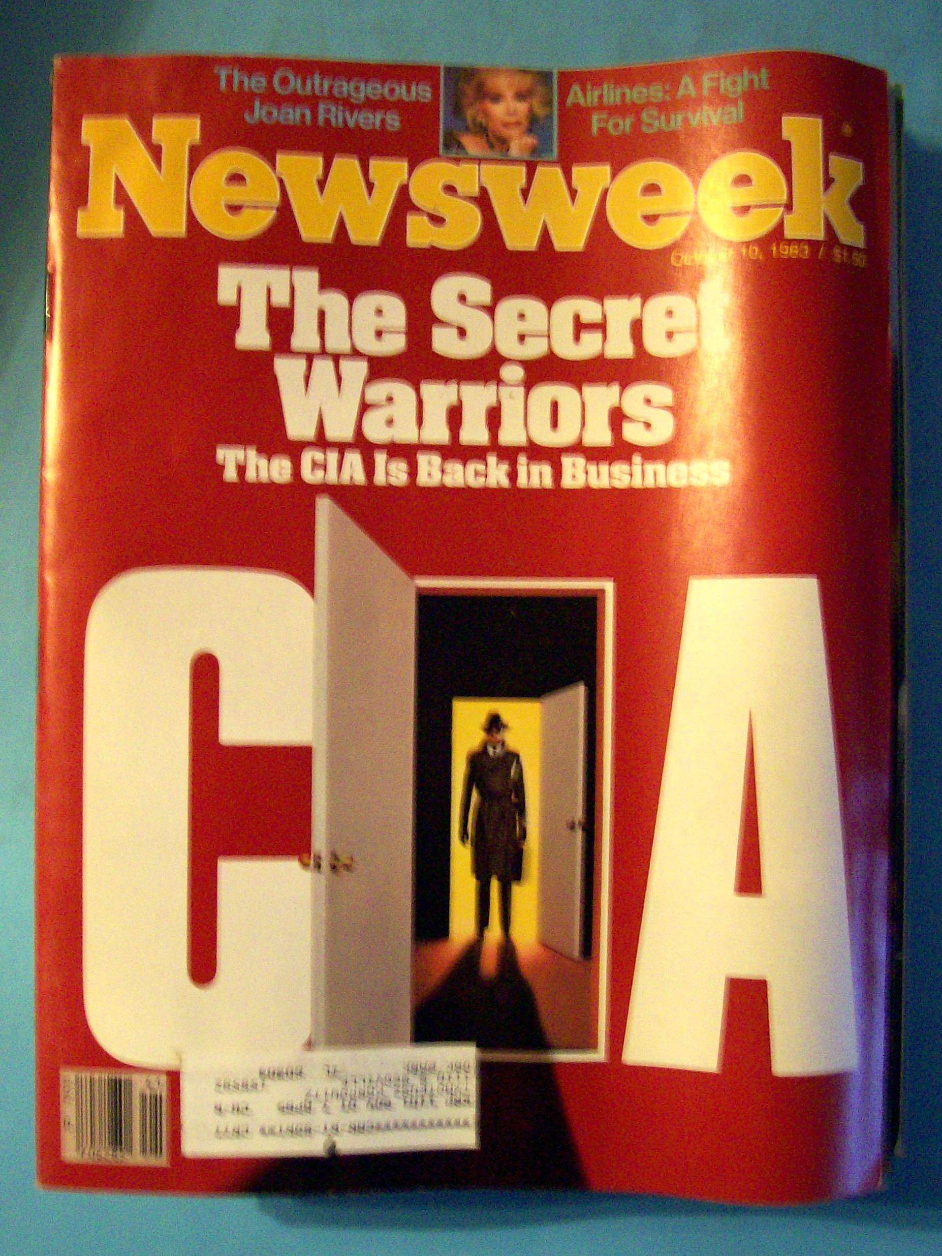 Newsweek Magazine - October 10, 1983 - CIA