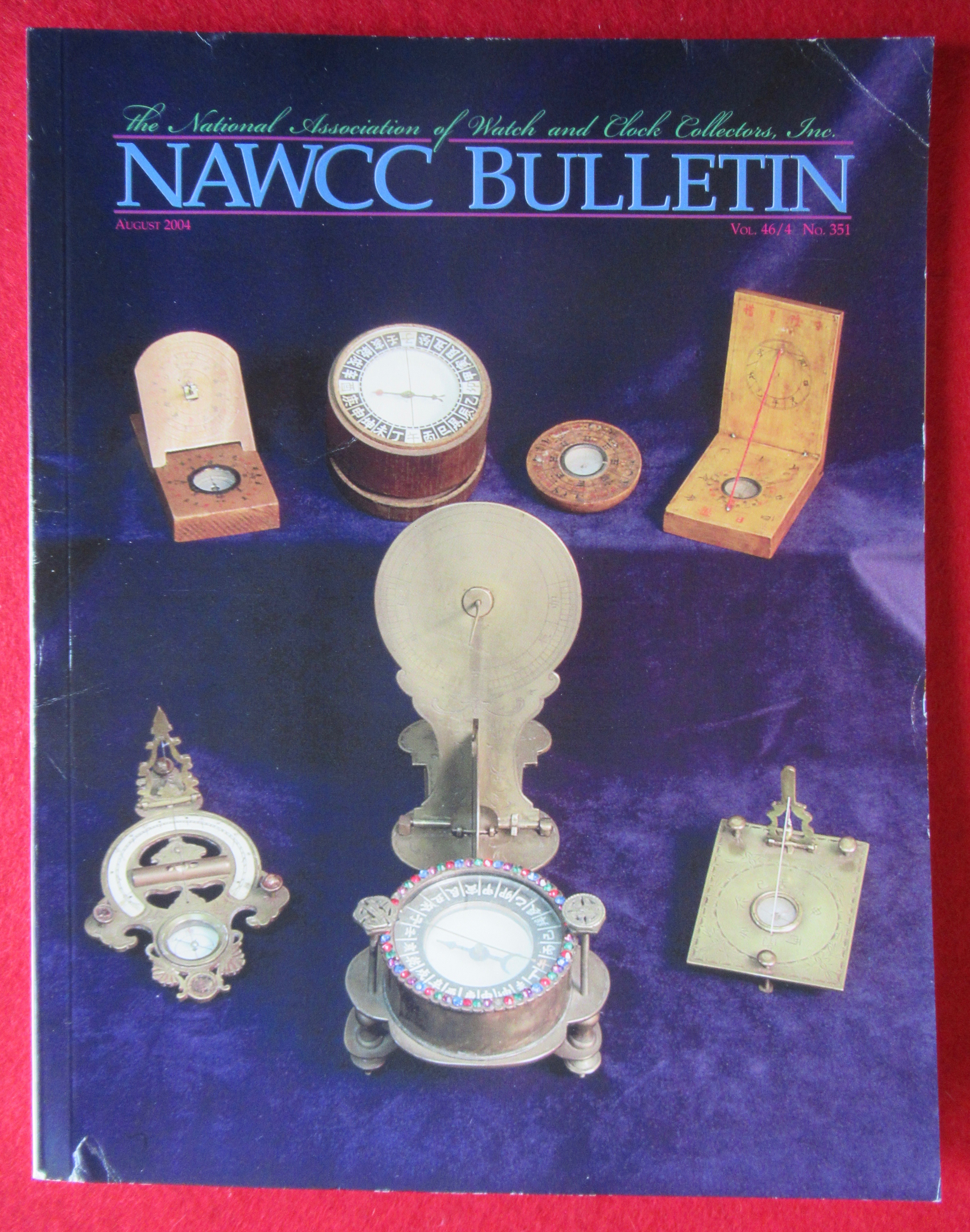 NAWCC Bulletin August 2004 Watch & Clock Collectors