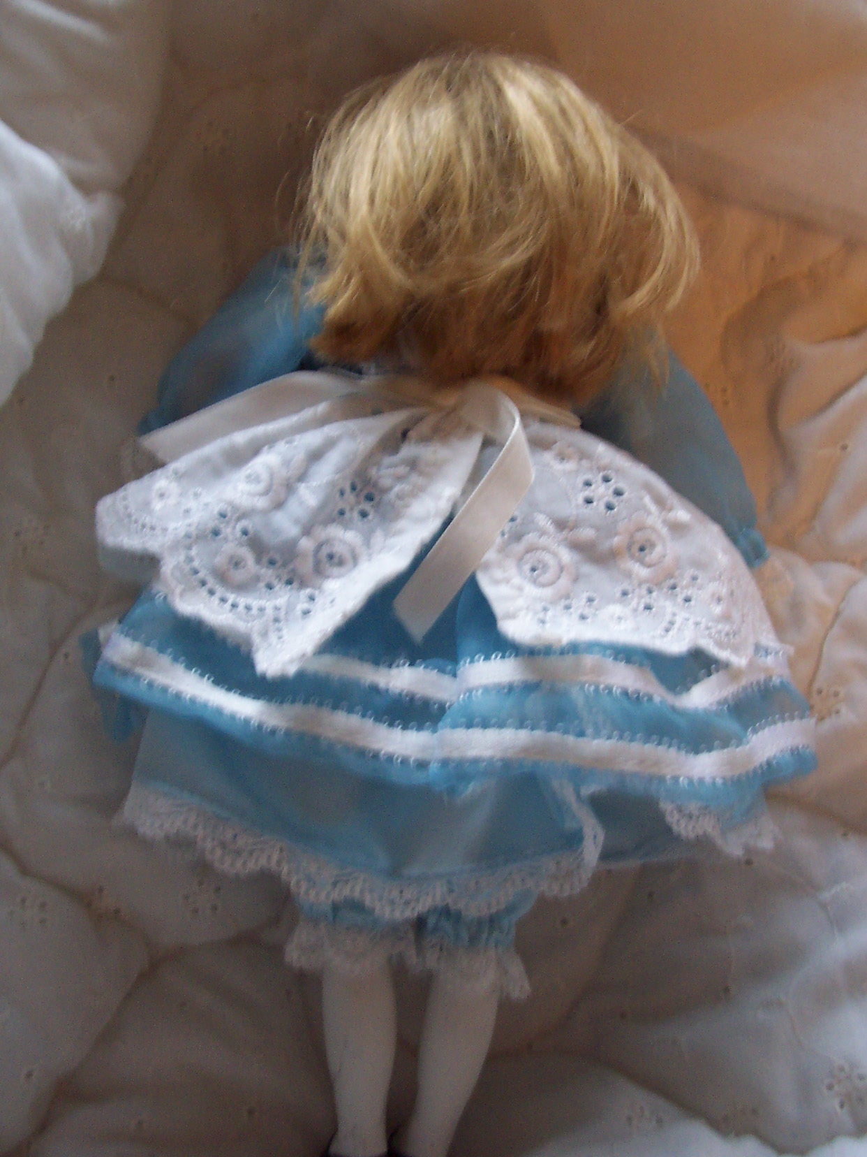 Alice In Wonderland Type Porcelain Doll