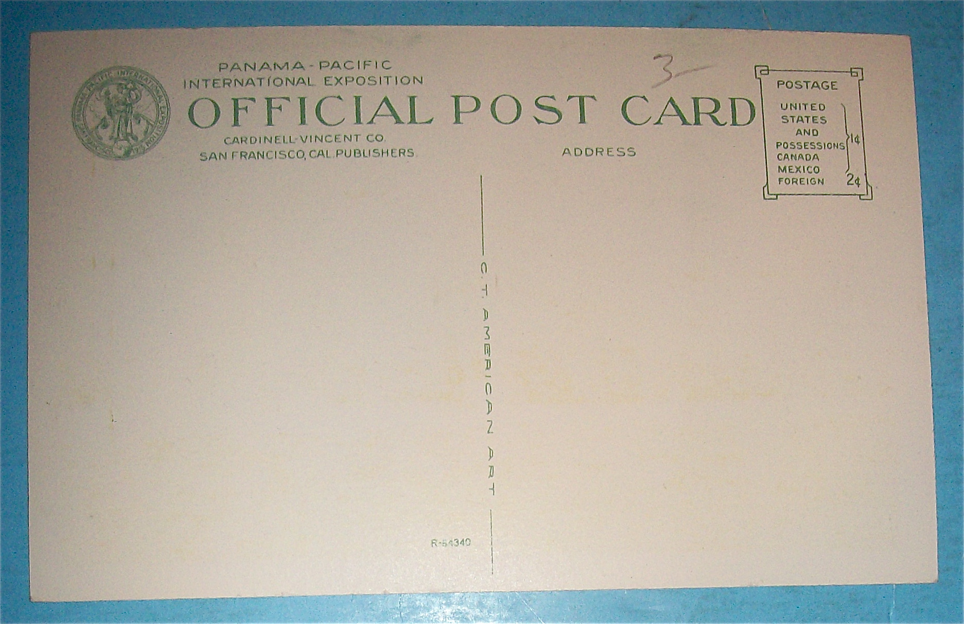 Machinery Palace Postcard (Panama Pacific Exposition)