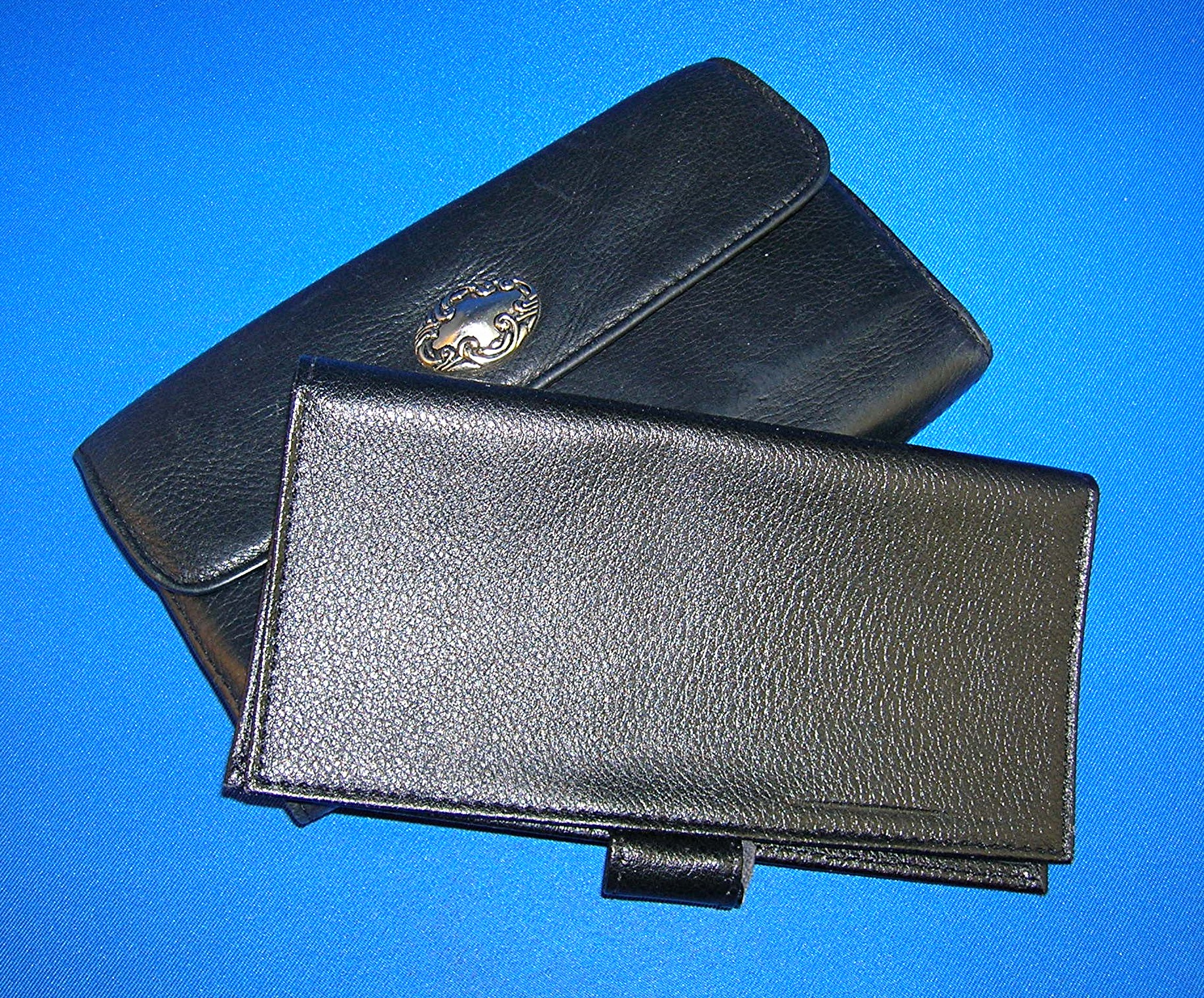 Black Leather Wallet .....................