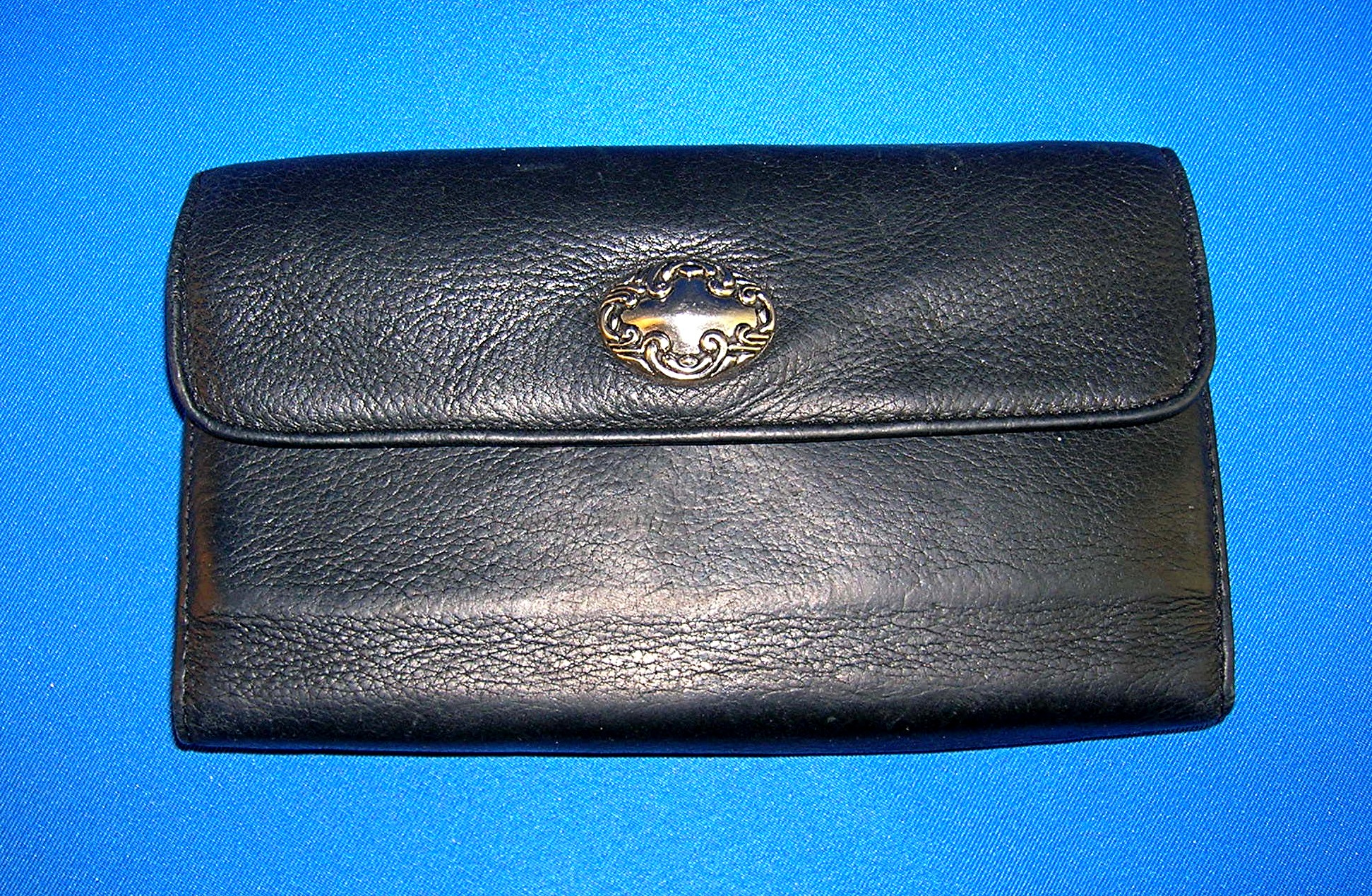 Black Leather Wallet .....................