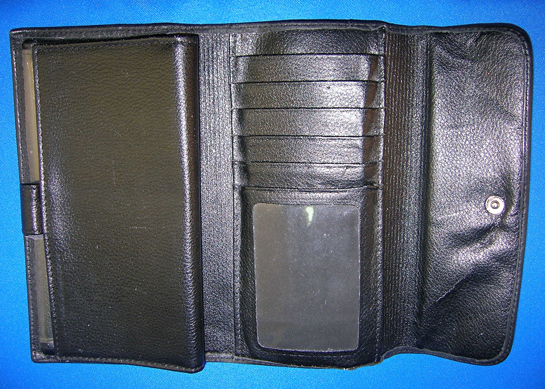 Black Leather Wallet .....................