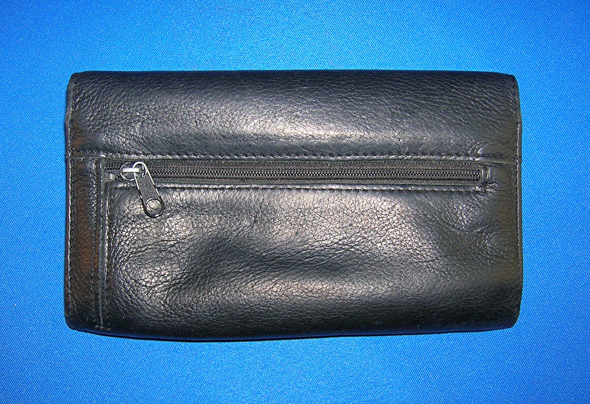 Black Leather Wallet .....................