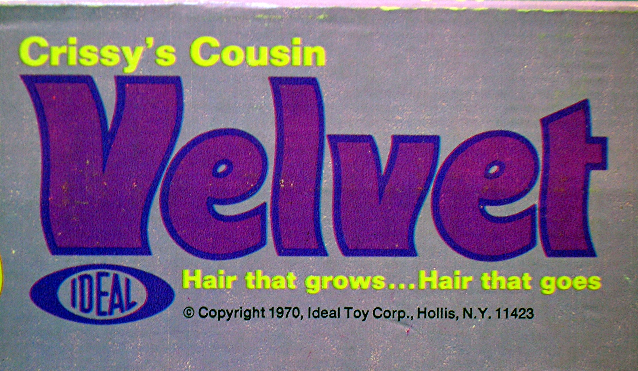 Ideal Doll, Crissy's Cousin VELVET . . . . .