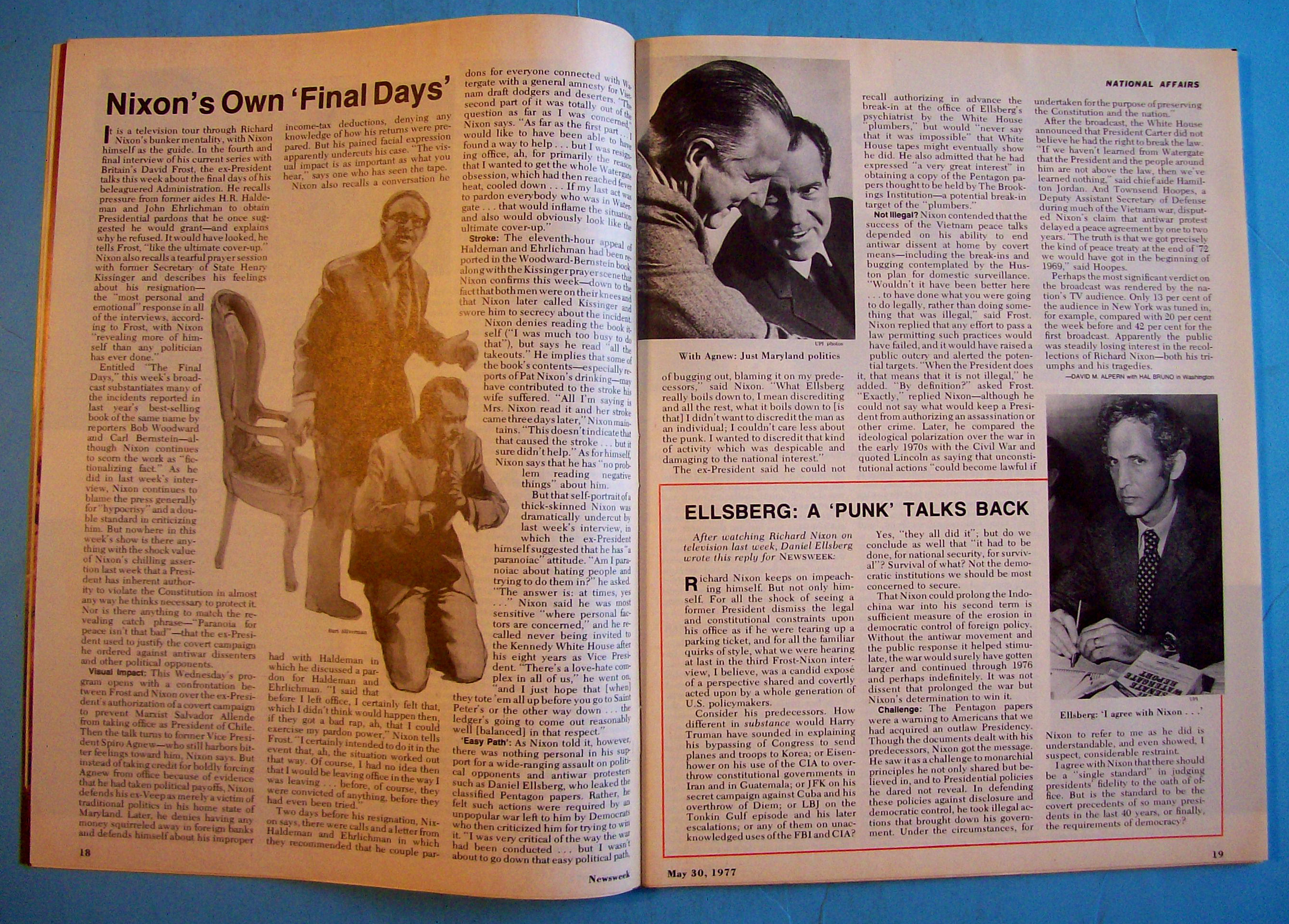 Newsweek Magazine- May 30, 1977- Menahem Begin