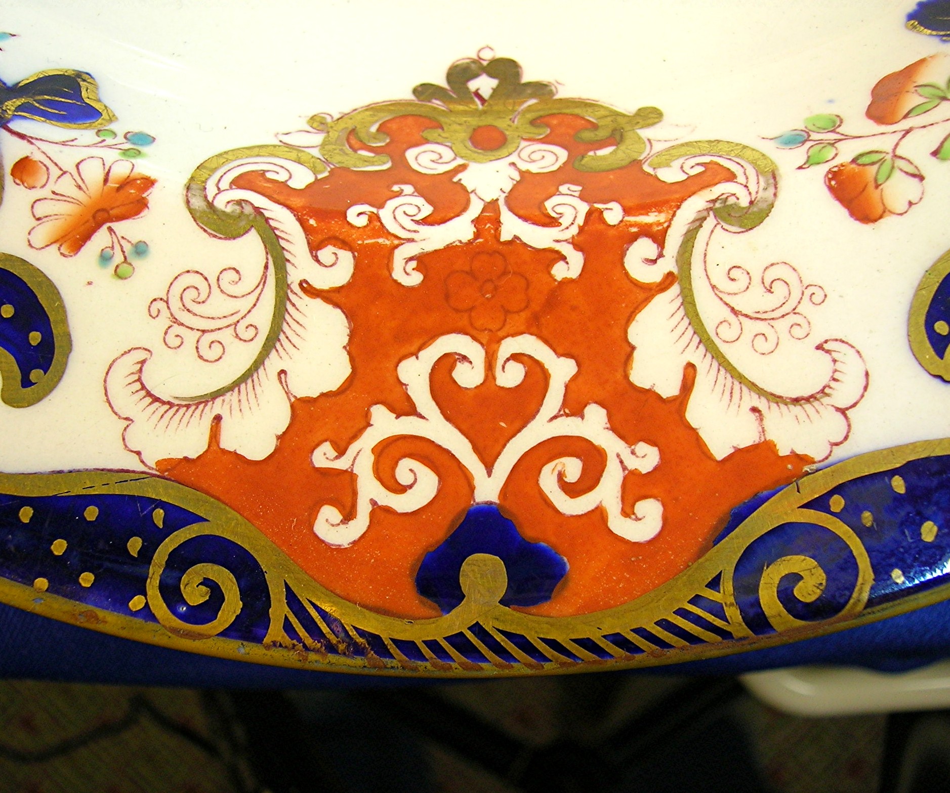 Pair Ashworth Ironstone Soup Bowls.................