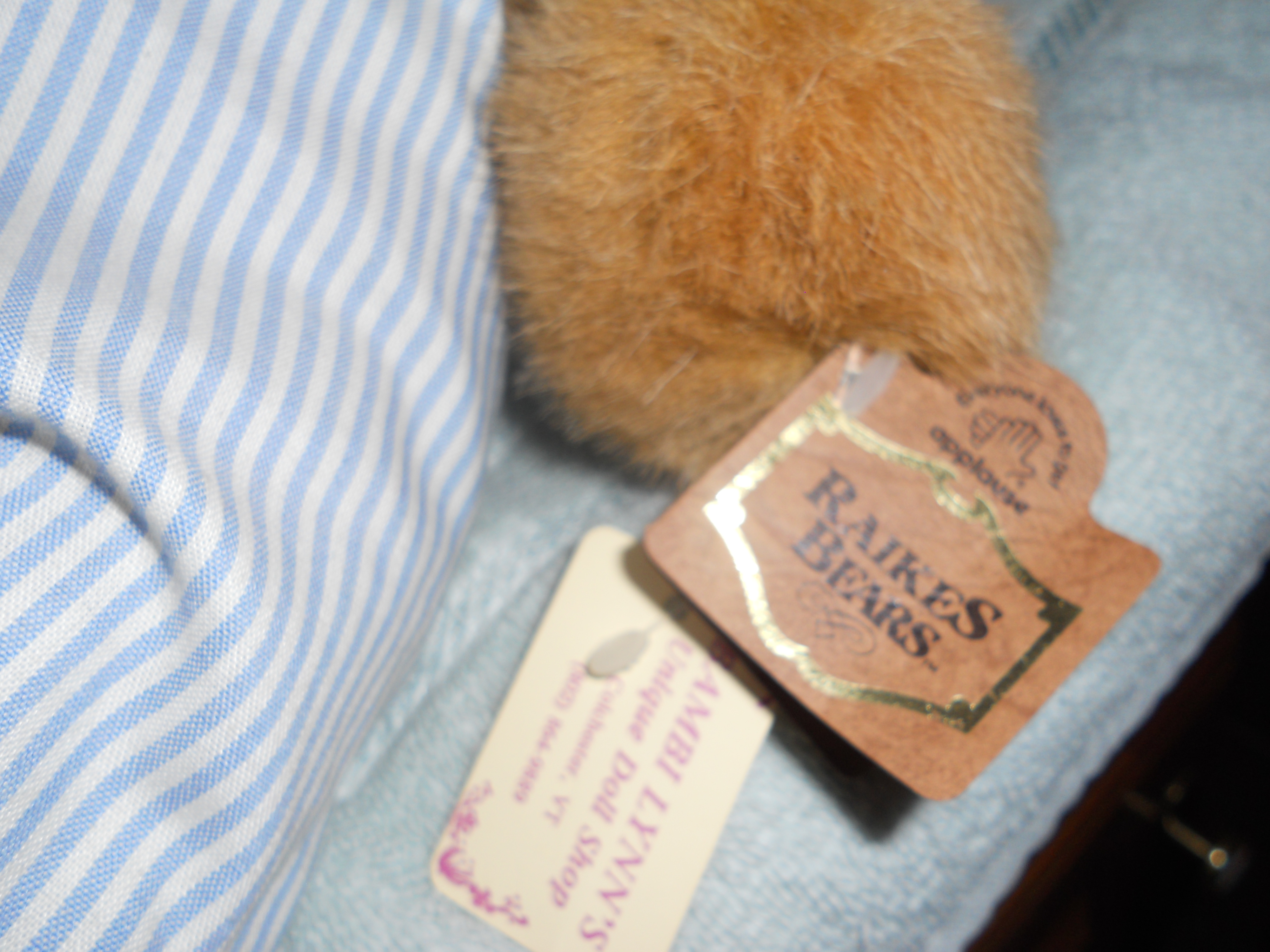 Raikes Teddy Bear Tom Sawyer W/ Tags