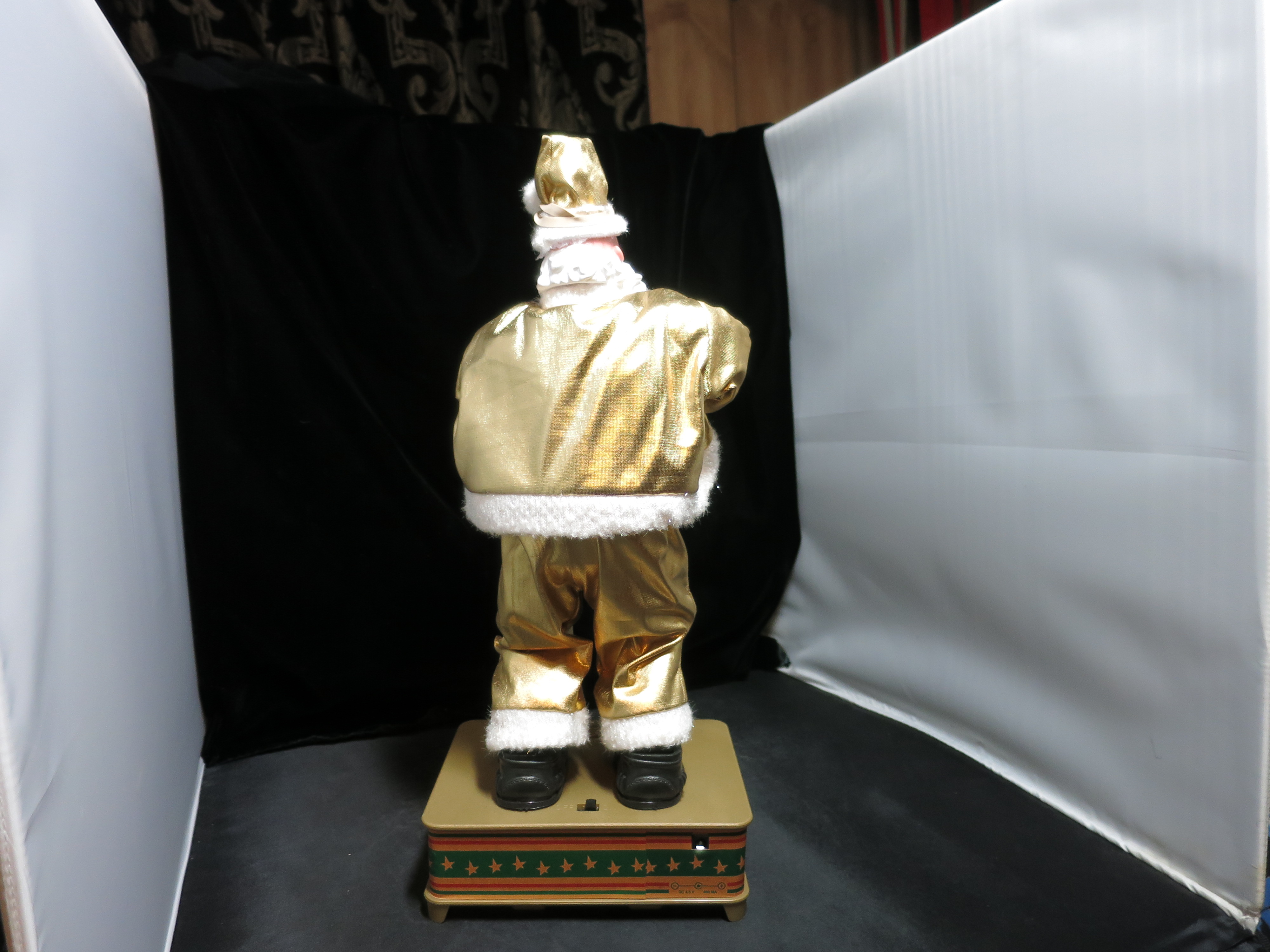 Battery Operated Santa Playing Saxophone 1990s