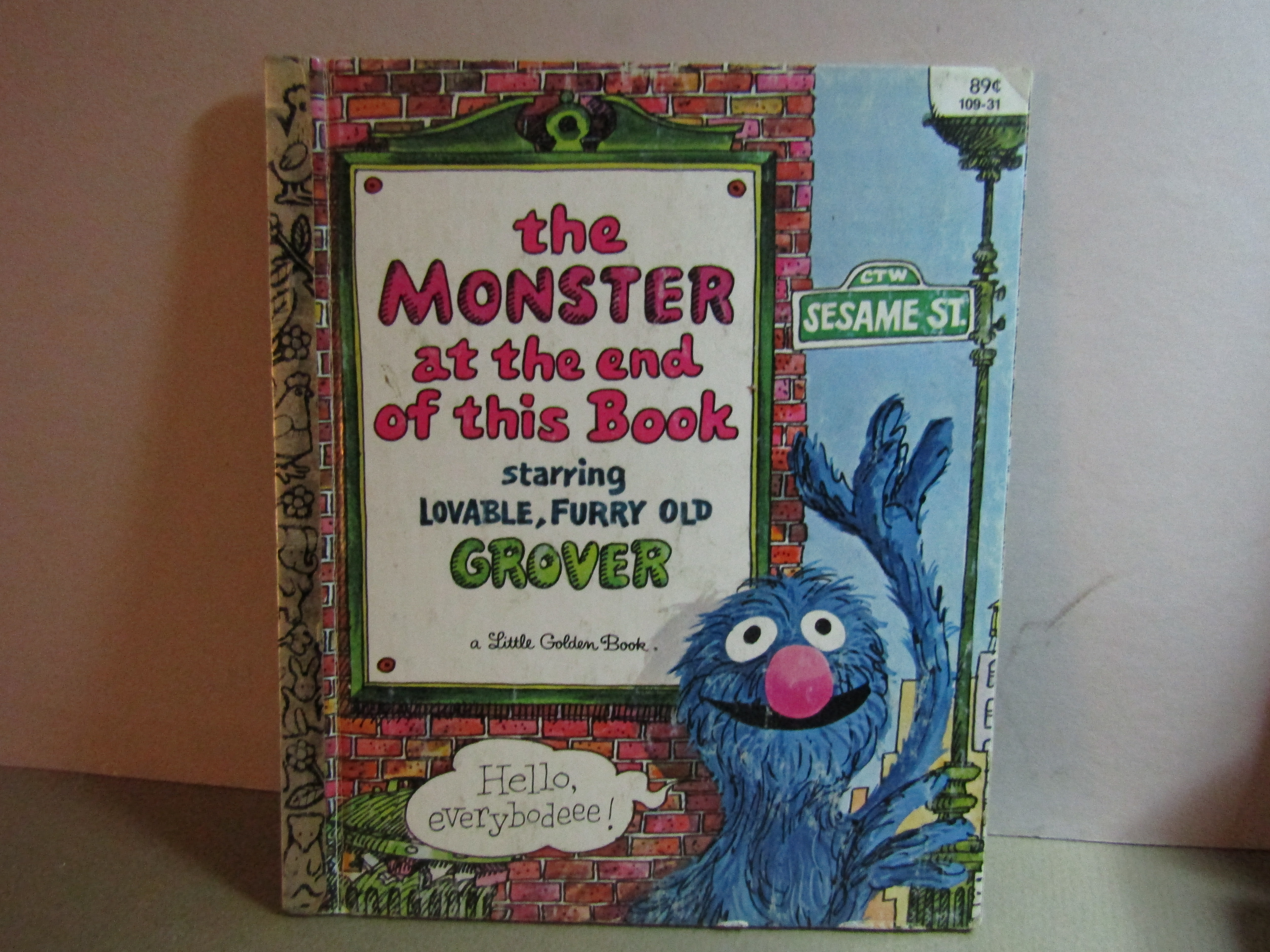Golden Book The Monster At The End Of This Book