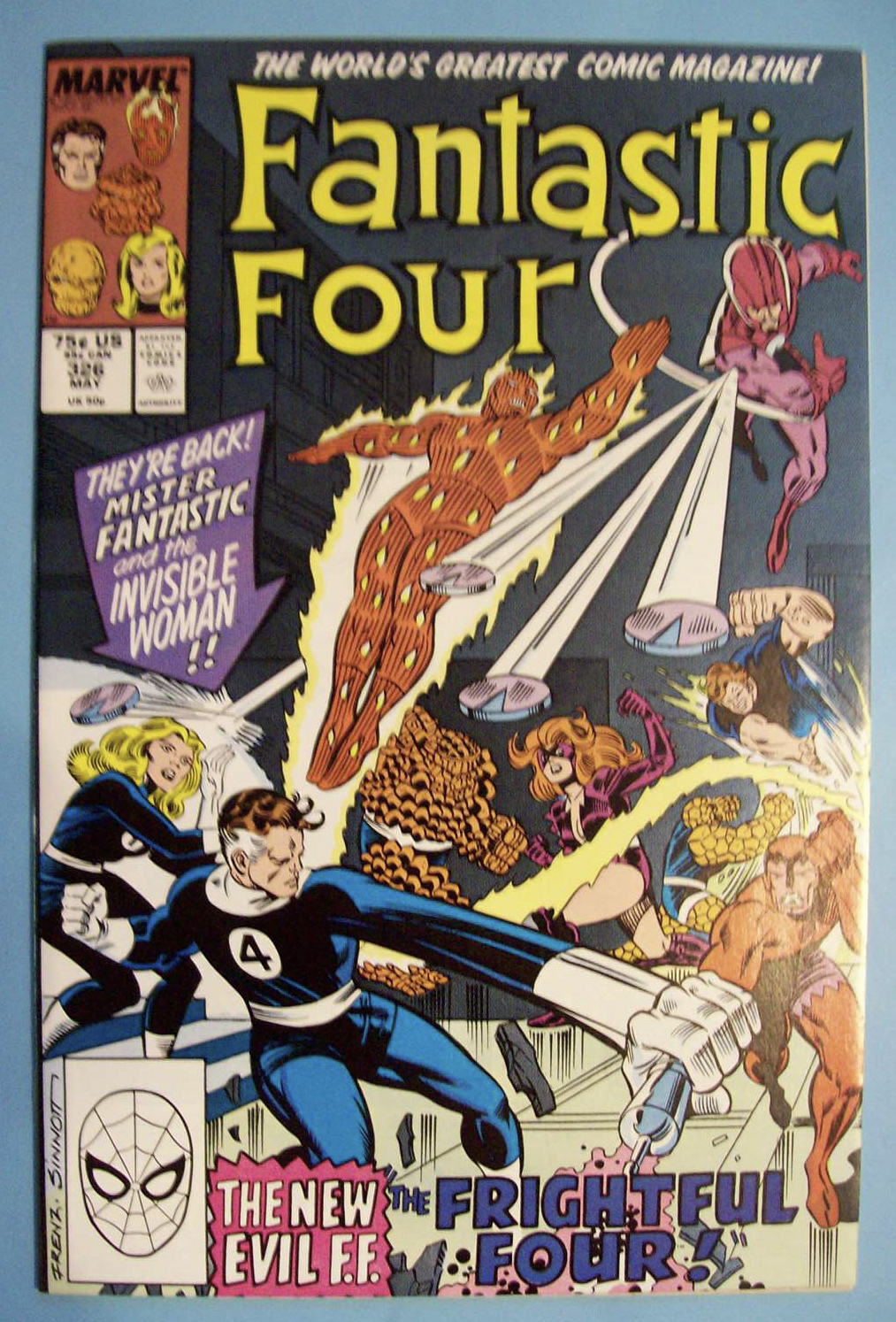 Fantastic Four Comics - May 1989 - Frightful Four