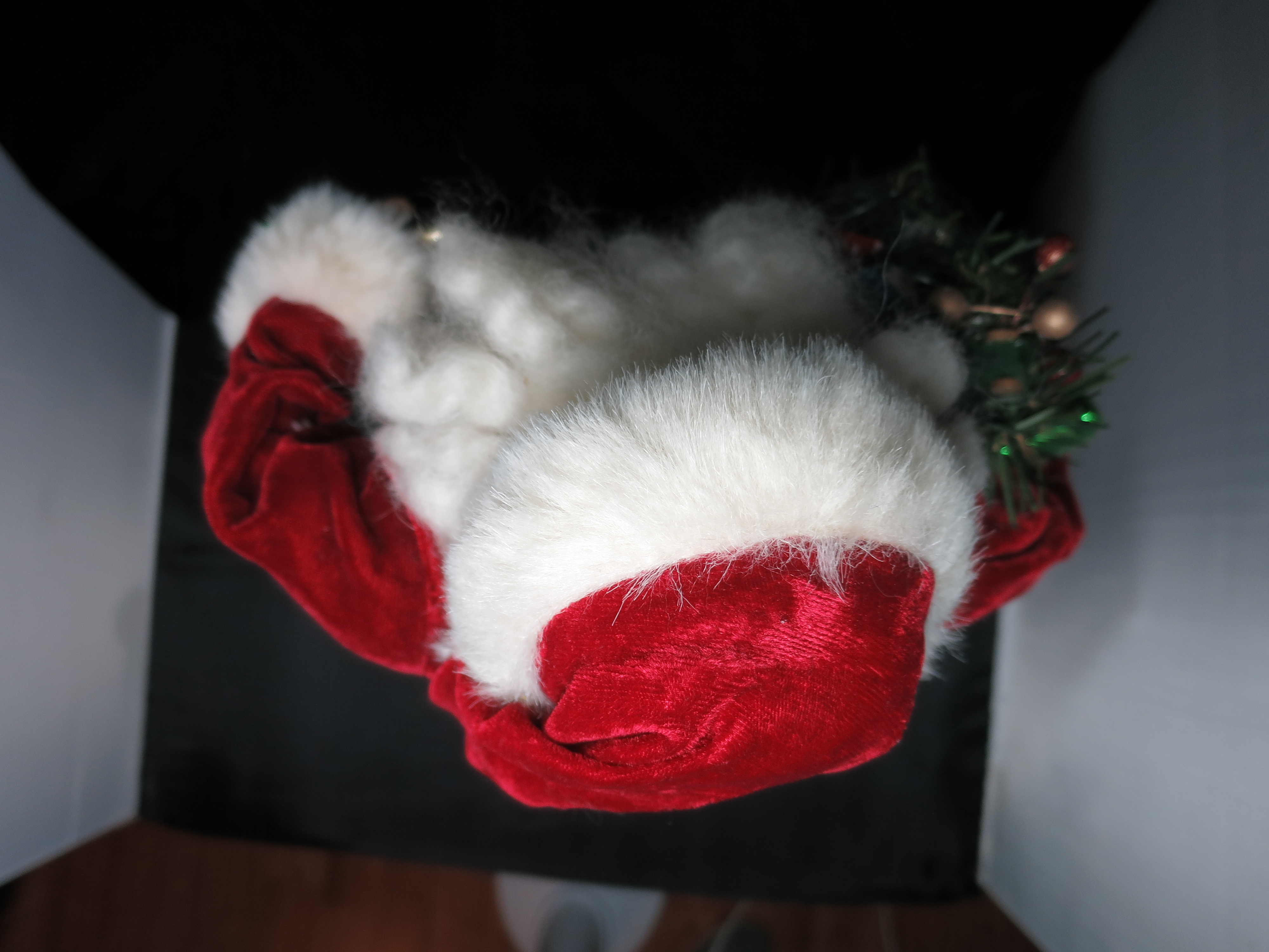 Christmas Fantasies Santa with Presents and Garland
