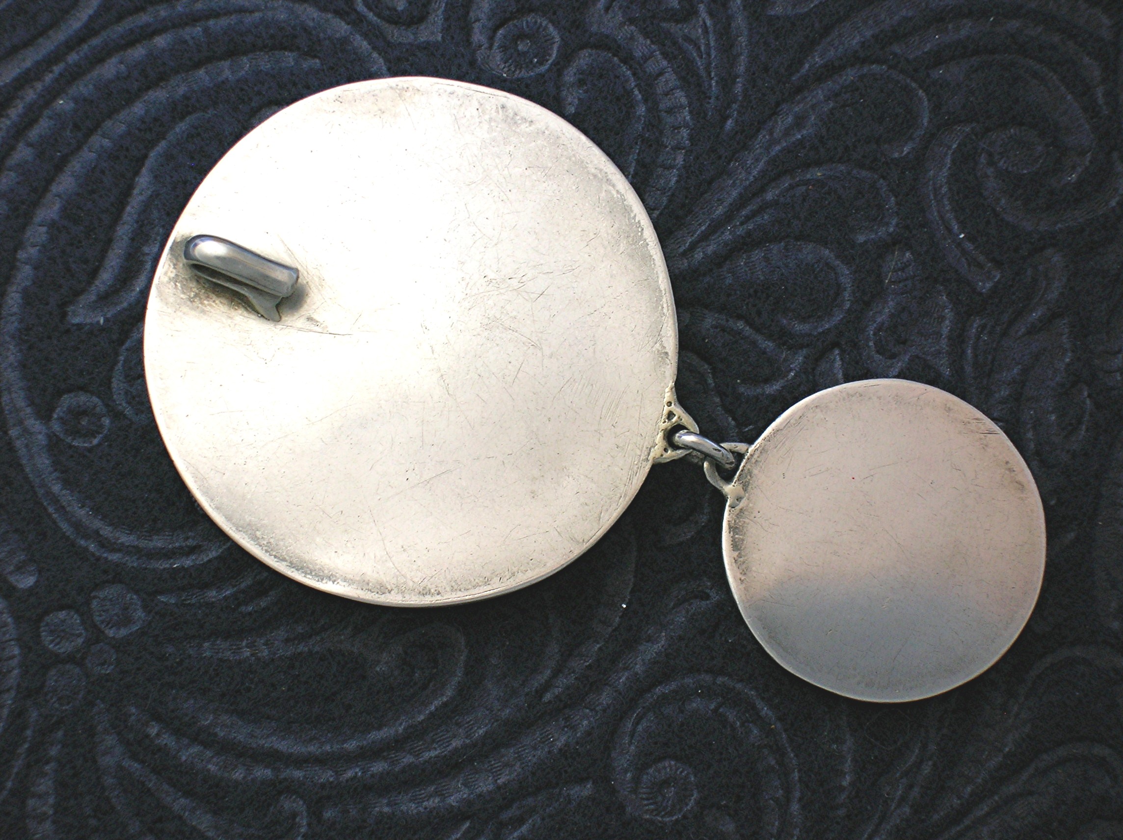 Pendant Morency Turquoise Silver Double Drop