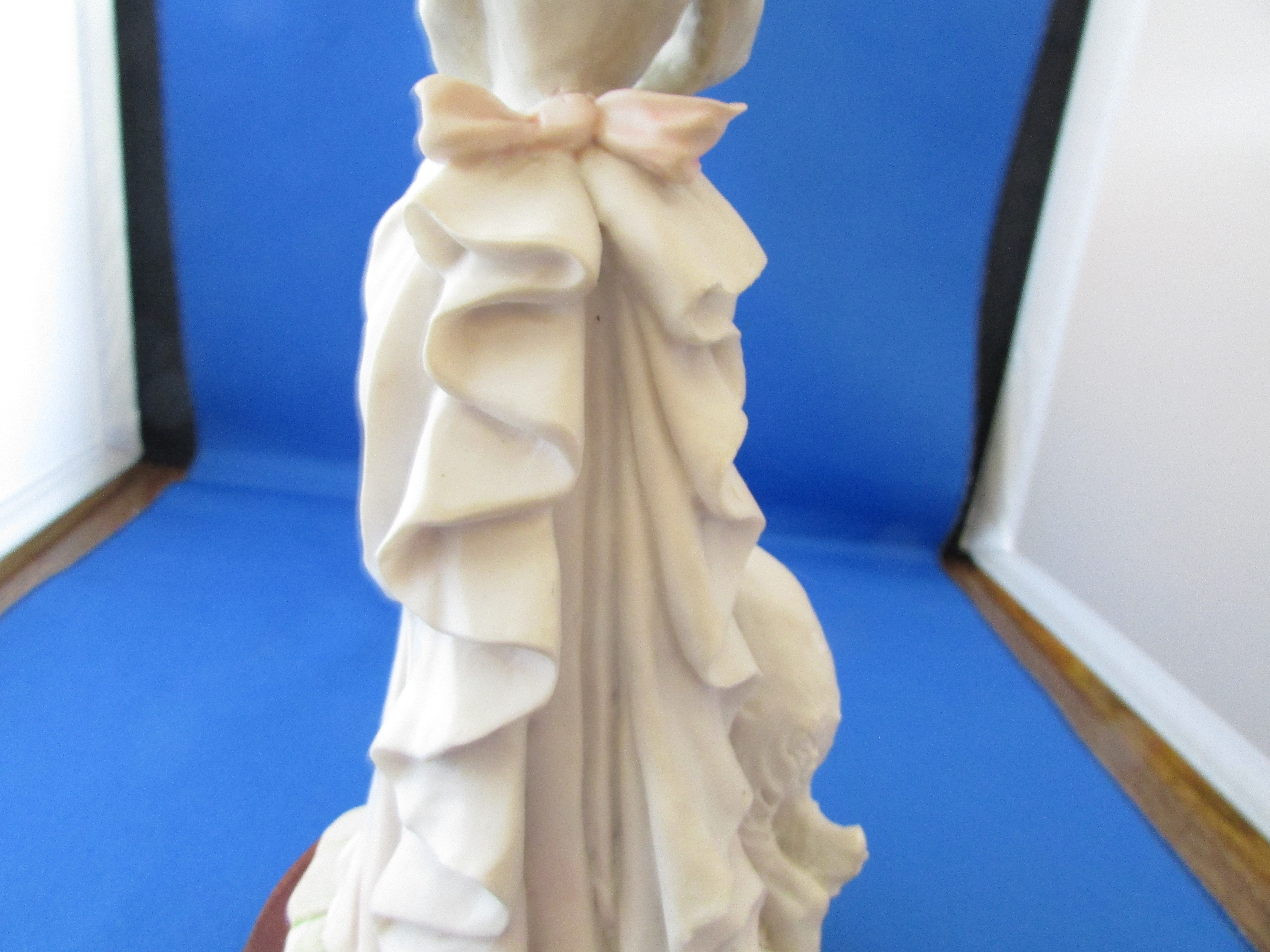Arnart Pucci Designed Victorian Woman Walking Dog Figuriine