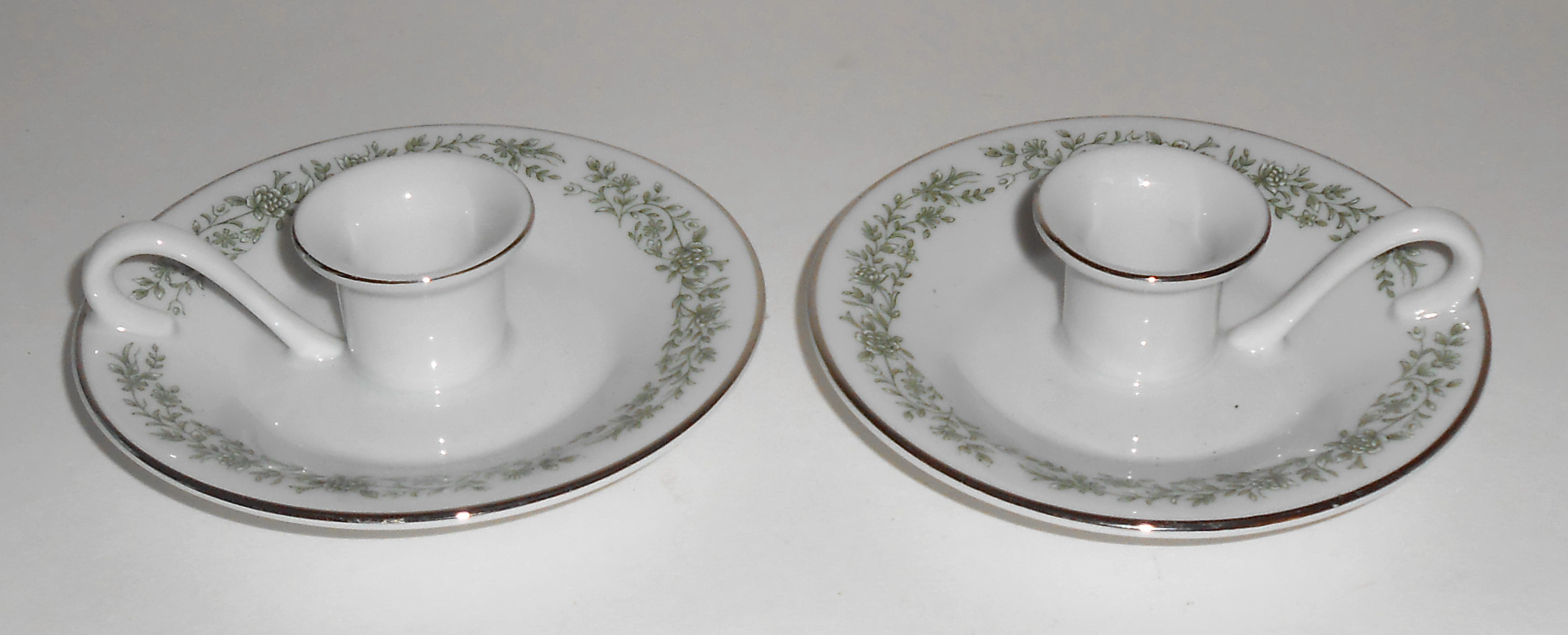 Mikasa Fine China Montclair Candlestick Holder Set!